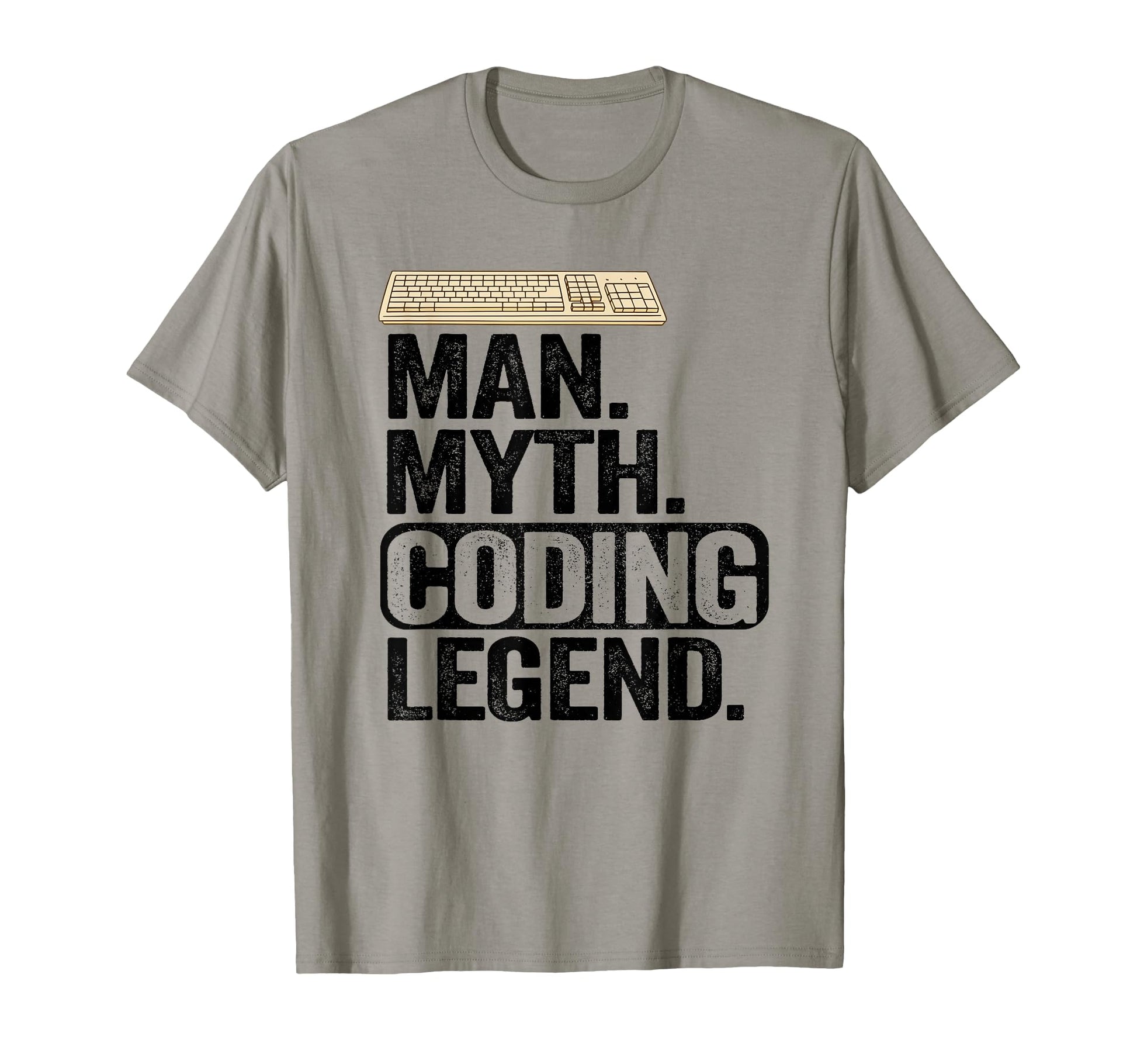 Myth Coding Legend Coder Dad Geek Computer T-Shirt - Graphic Print Unisex - T-Shirt, Sweatshirt, Hoodie