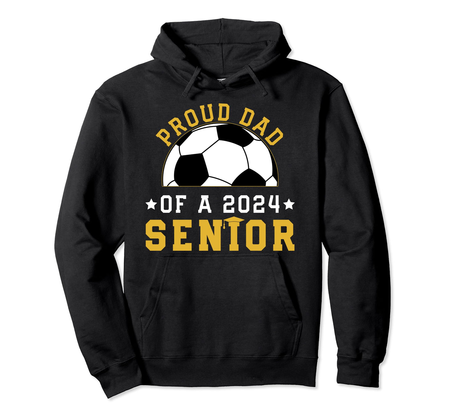Class 2024 Dad Soccer Senior 2024 Hoodie - Minimalist Print Unisex - T-Shirt, Sweatshirt, Hoodie
