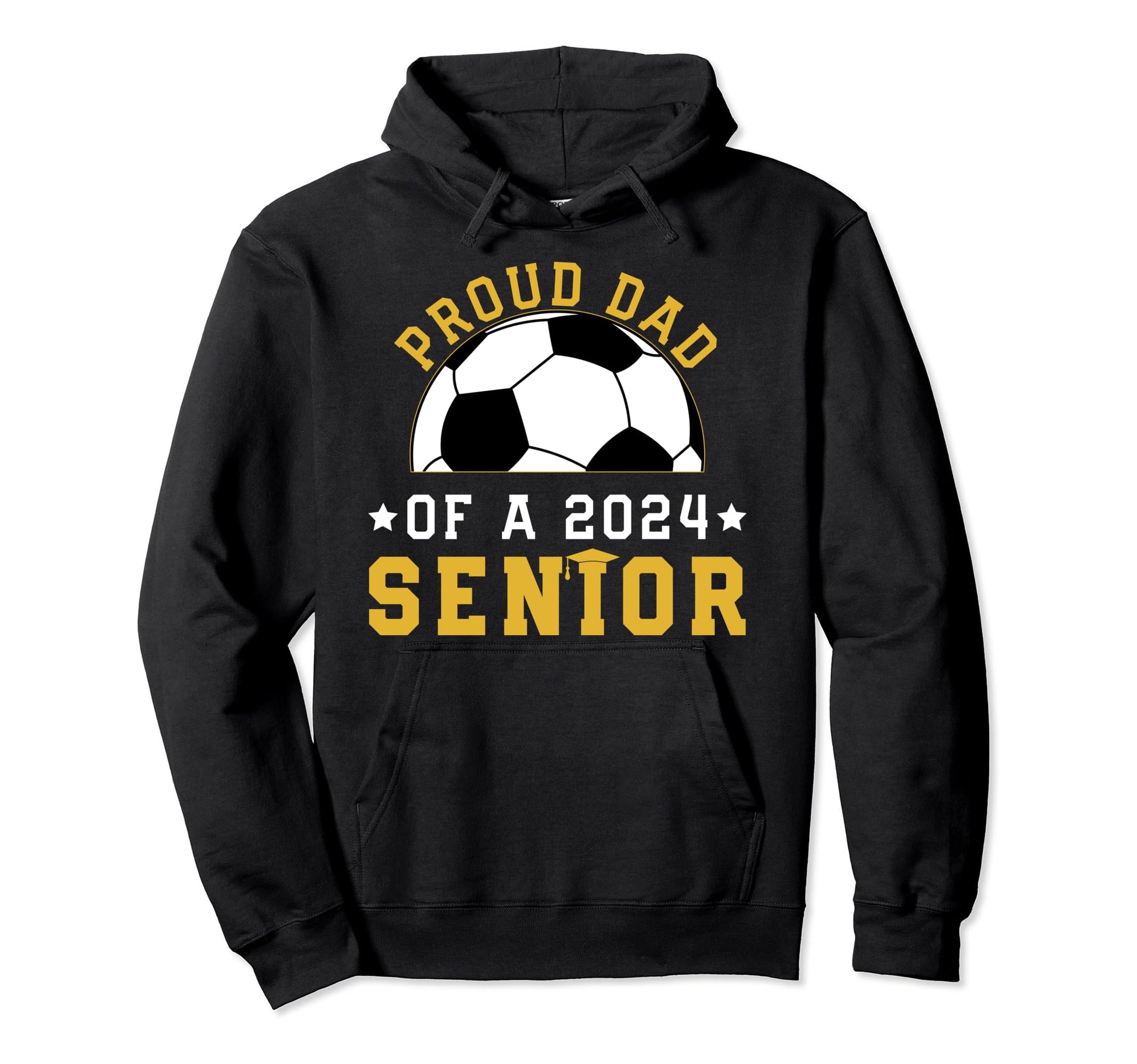Class 2024 Dad Soccer Senior 2024 Hoodie - Minimalist Print Unisex - T-Shirt, Sweatshirt, Hoodie