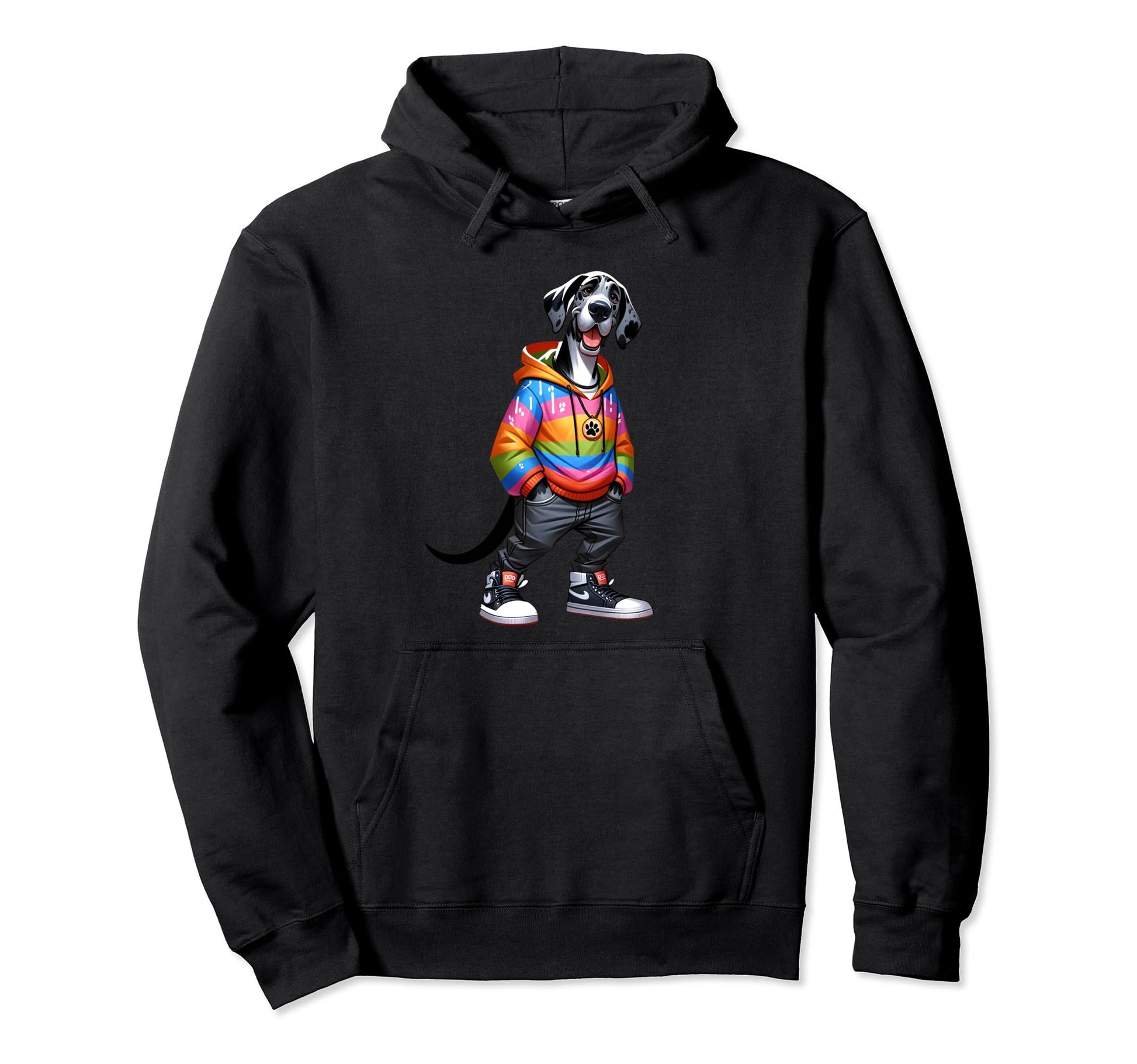 Great Dane Dog Jacket Outfit Dog Mom Dad Hoodie - Minimalist Print Unisex - T-Shirt, Sweatshirt, Hoodie