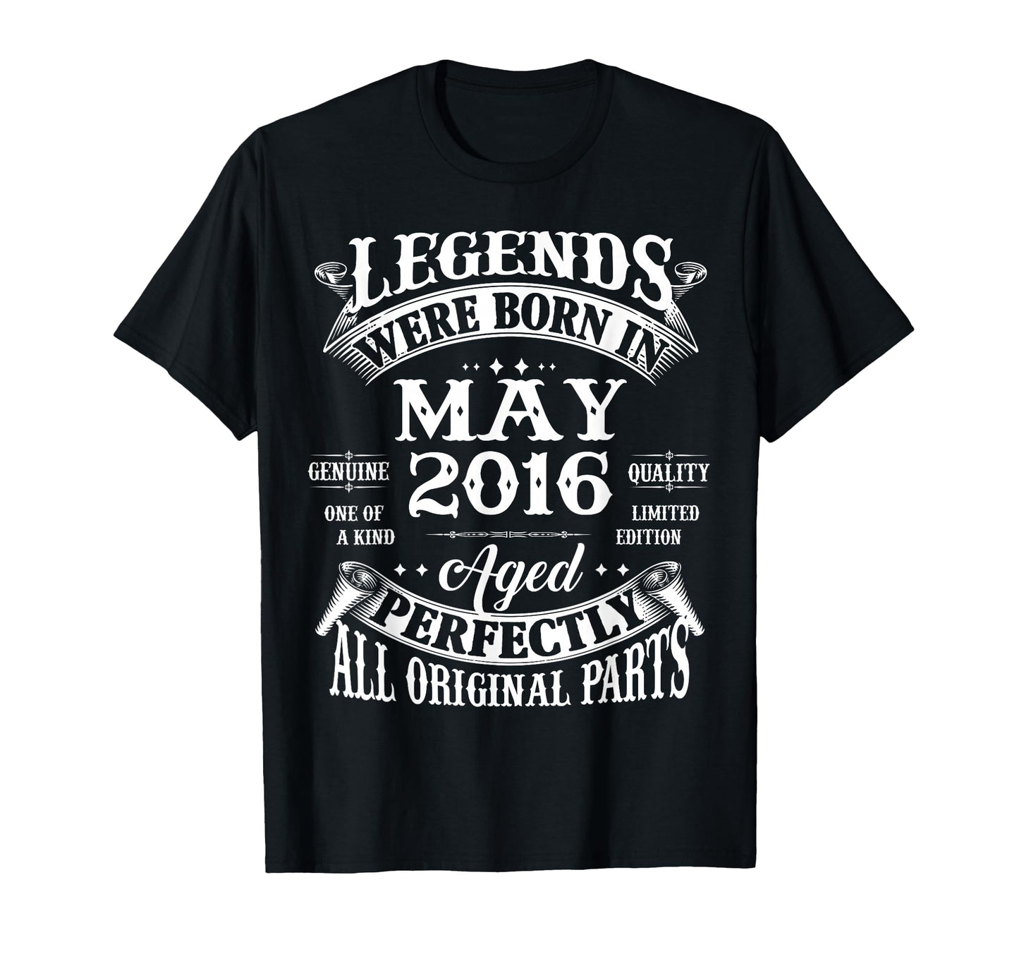 10Th Birthday Gift Legend Born May T-Shirt - Minimalist Print for Adults - T-Shirt, Sweatshirt, Hoodie