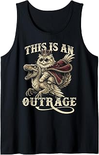 Goddammit Donut This is an Outrage Princess Cat Meme Tank Top Unisex T-shirt, Sweatshirt, Hoodie, Long Sleeve Tee - T-Shirt, Sweatshirt, Hoodie