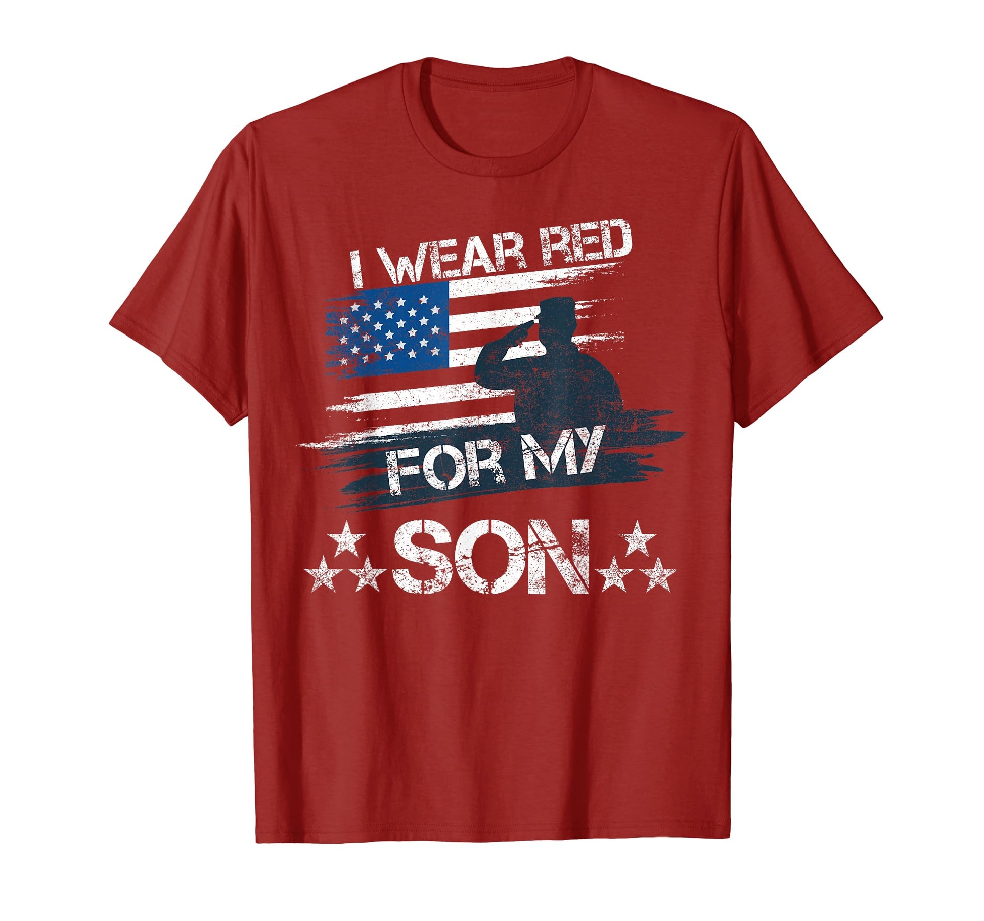 Red Friday Military Parents Mom T-Shirt - Casual Everyday Wear for Adults - T-Shirt, Sweatshirt, Hoodie