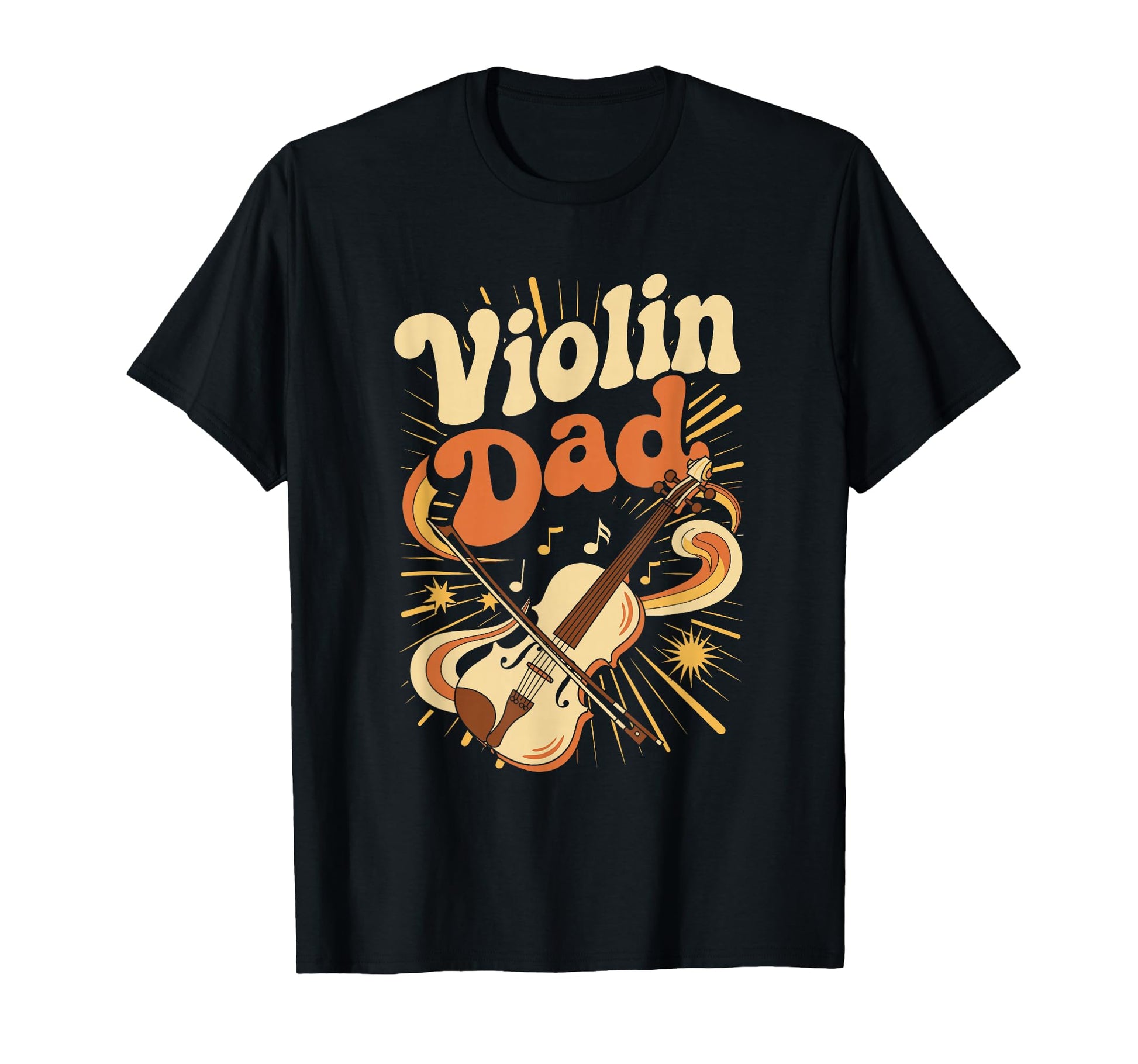 Violin Dad Music Lover Father Theme T-Shirt - Trendy Graphic Men Women - T-Shirt, Sweatshirt, Hoodie