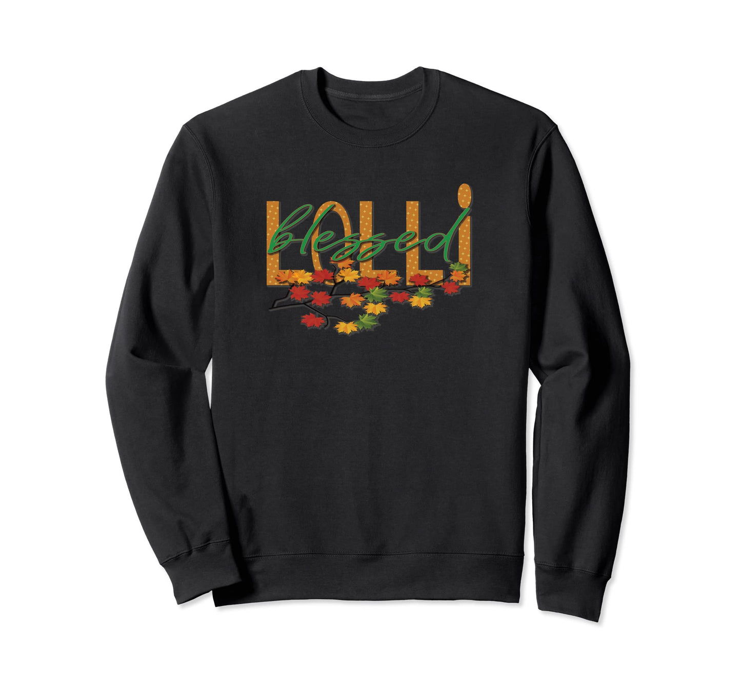 Lolli Grandmother Gift Autumn Sweatshirt - Aesthetic Graphic Men Women - T-Shirt, Sweatshirt, Hoodie