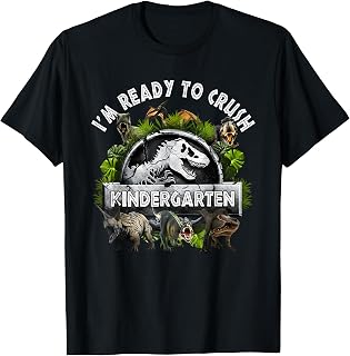 Ready to Crush Kindergarten First Day of School Dinosaur Boy T-Shirt Unisex T-shirt, Sweatshirt, Hoodie, Long Sleeve Tee - T-Shirt, Sweatshirt, Hoodie