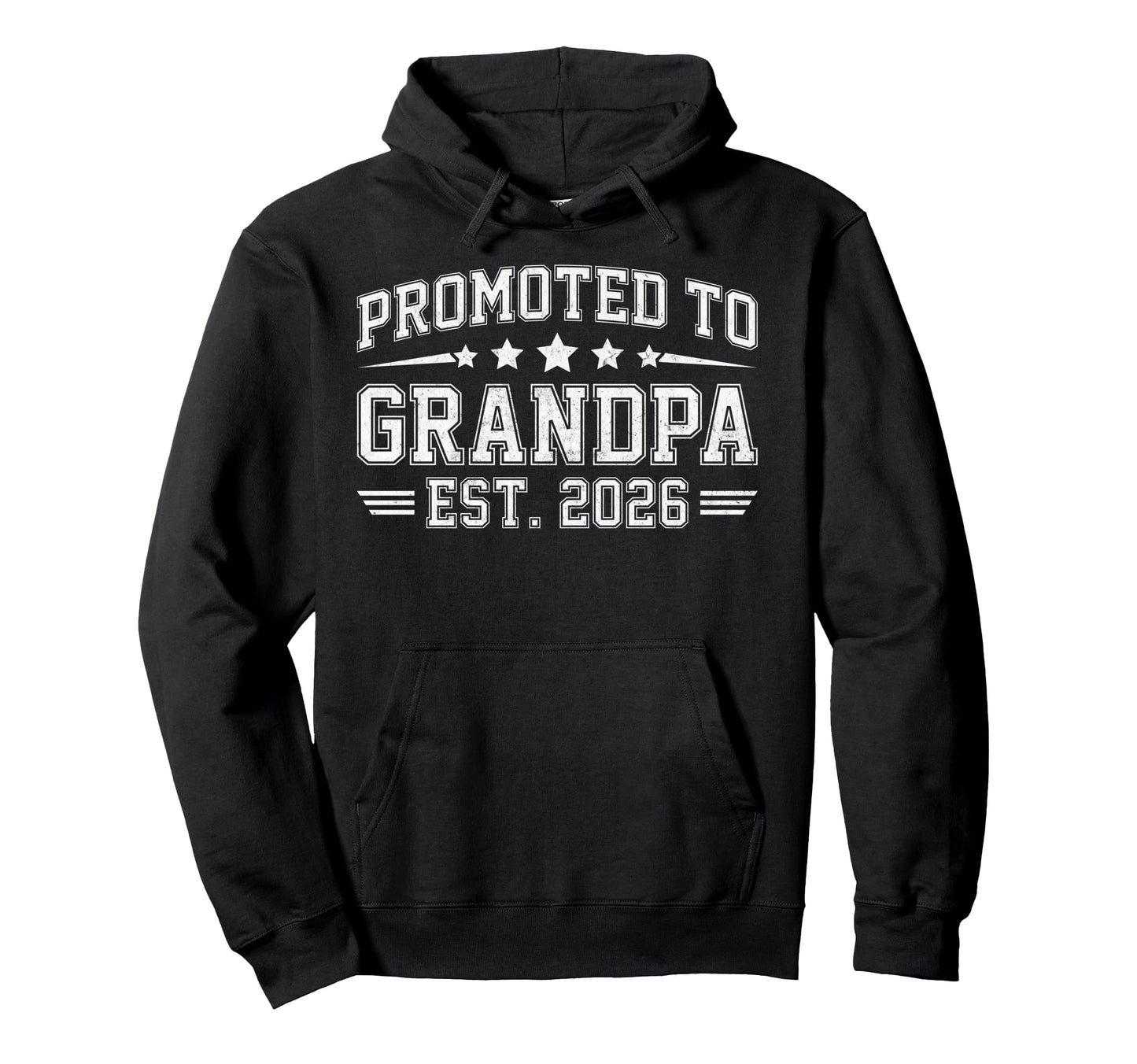 Promoted To Grandpa Est 2026 Hoodie - Aesthetic Graphic Men Women - T-Shirt, Sweatshirt, Hoodie