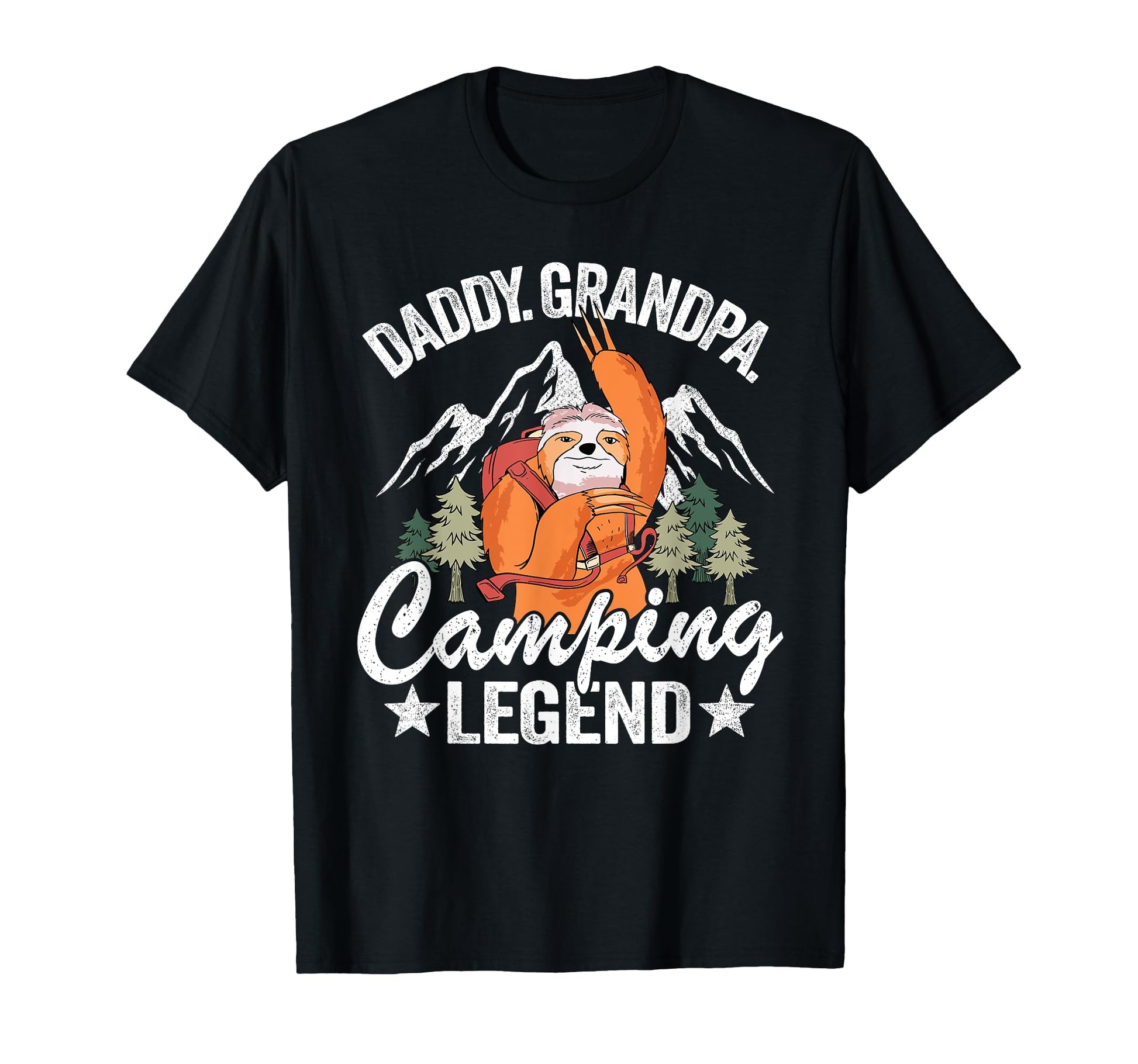 Daddy Grandpa Camping Legend Rv T-Shirt - Custom Art Print Men Women - T-Shirt, Sweatshirt, Hoodie
