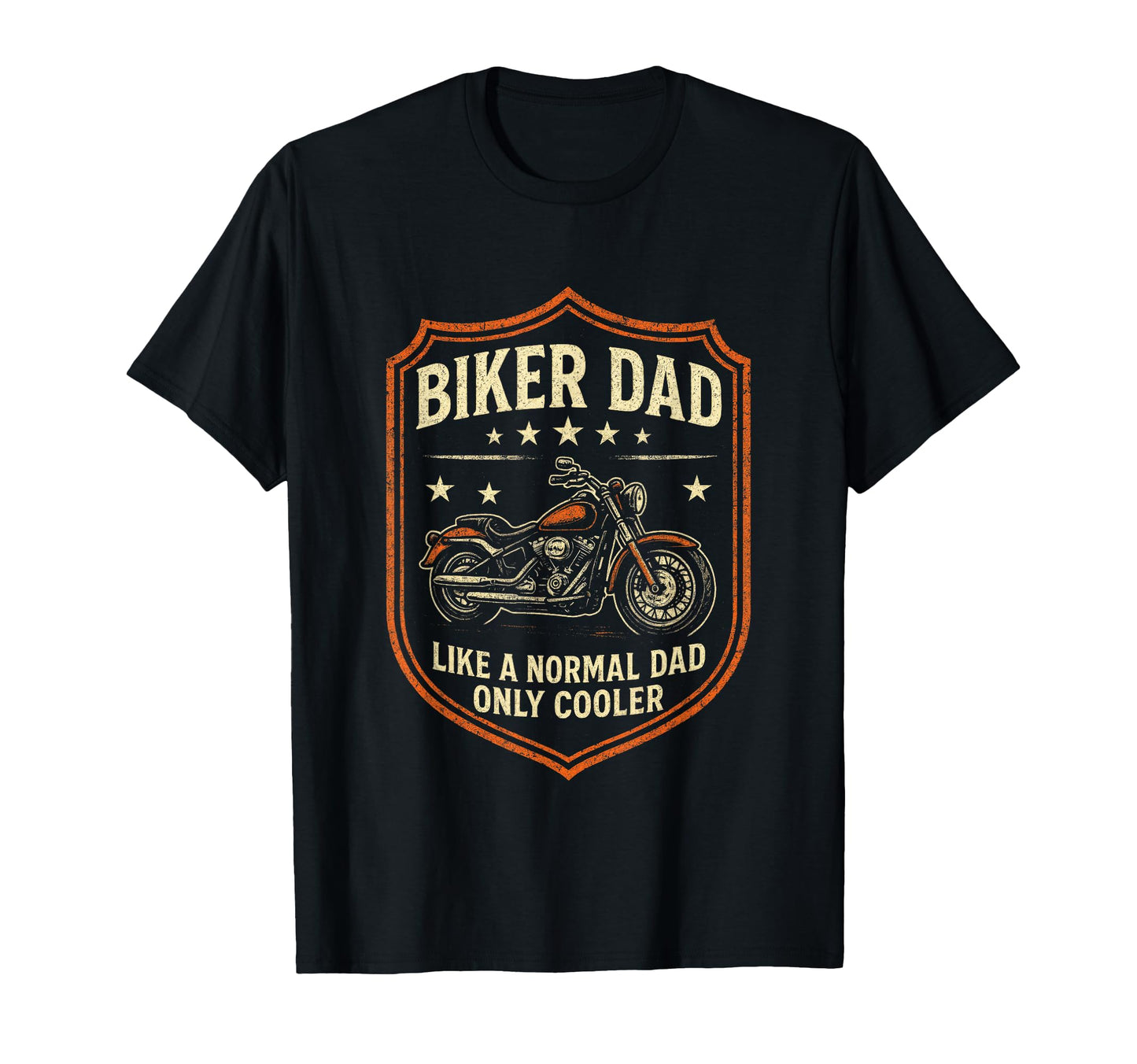 Biker Dad Motorcycle Rebel T-Shirt - Fun Novelty Design Unisex - T-Shirt, Sweatshirt, Hoodie