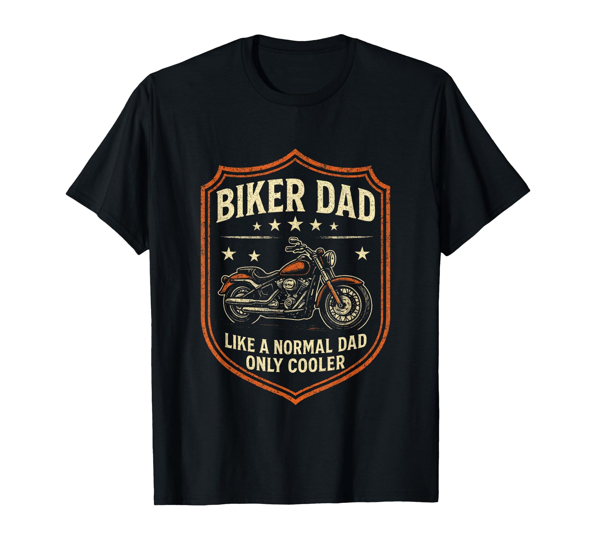 Biker Dad Motorcycle Rebel T-Shirt - Fun Novelty Design Unisex - T-Shirt, Sweatshirt, Hoodie