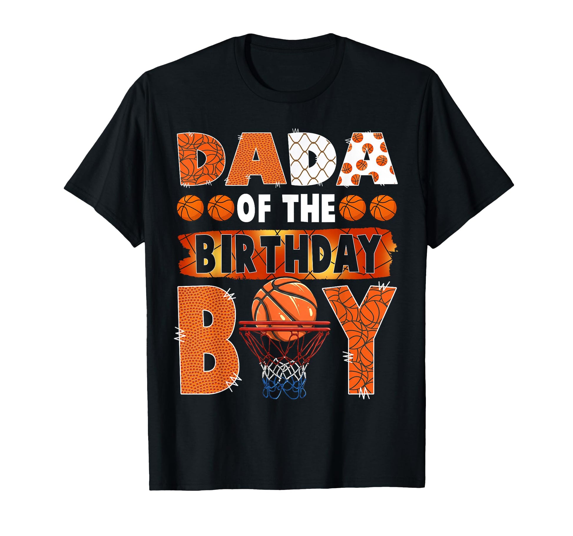 Dada Birthday Basketball Lover Matching T-Shirt - Graphic Print for Adults - T-Shirt, Sweatshirt, Hoodie