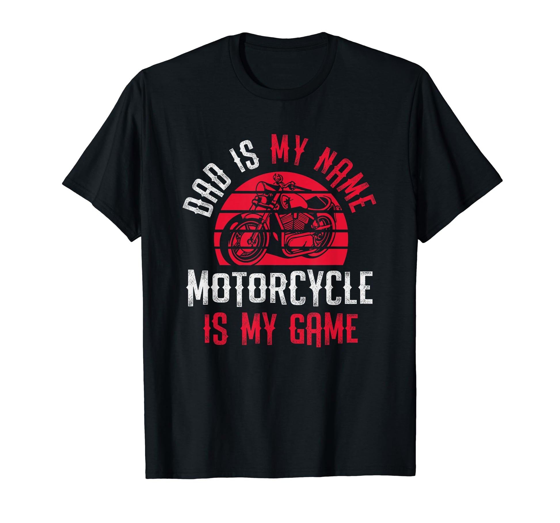Funny Motorcycle Dad Motorcyclist T-Shirt - Custom Art Print for Adults - T-Shirt, Sweatshirt, Hoodie