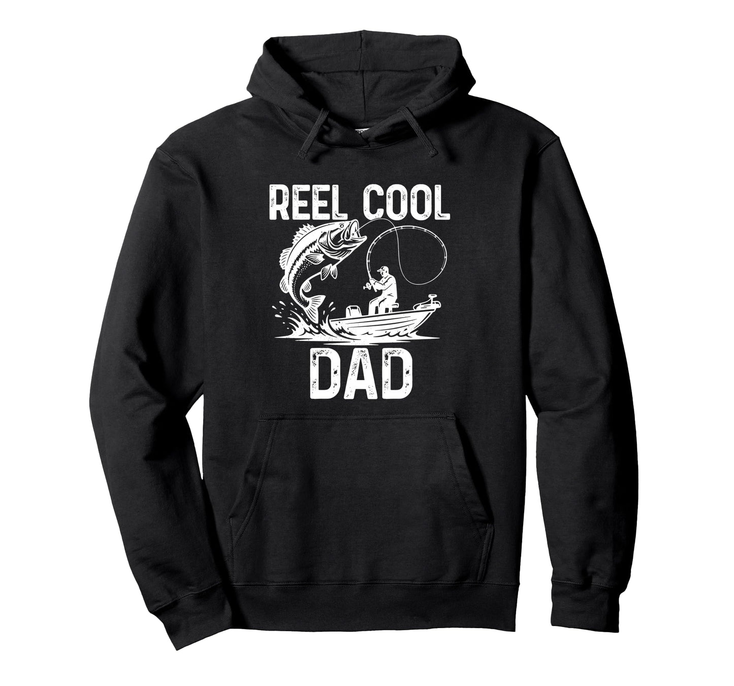 Reel Dad Fishing Gifts Fathers Day Hoodie - Graphic Print Men Women - T-Shirt, Sweatshirt, Hoodie
