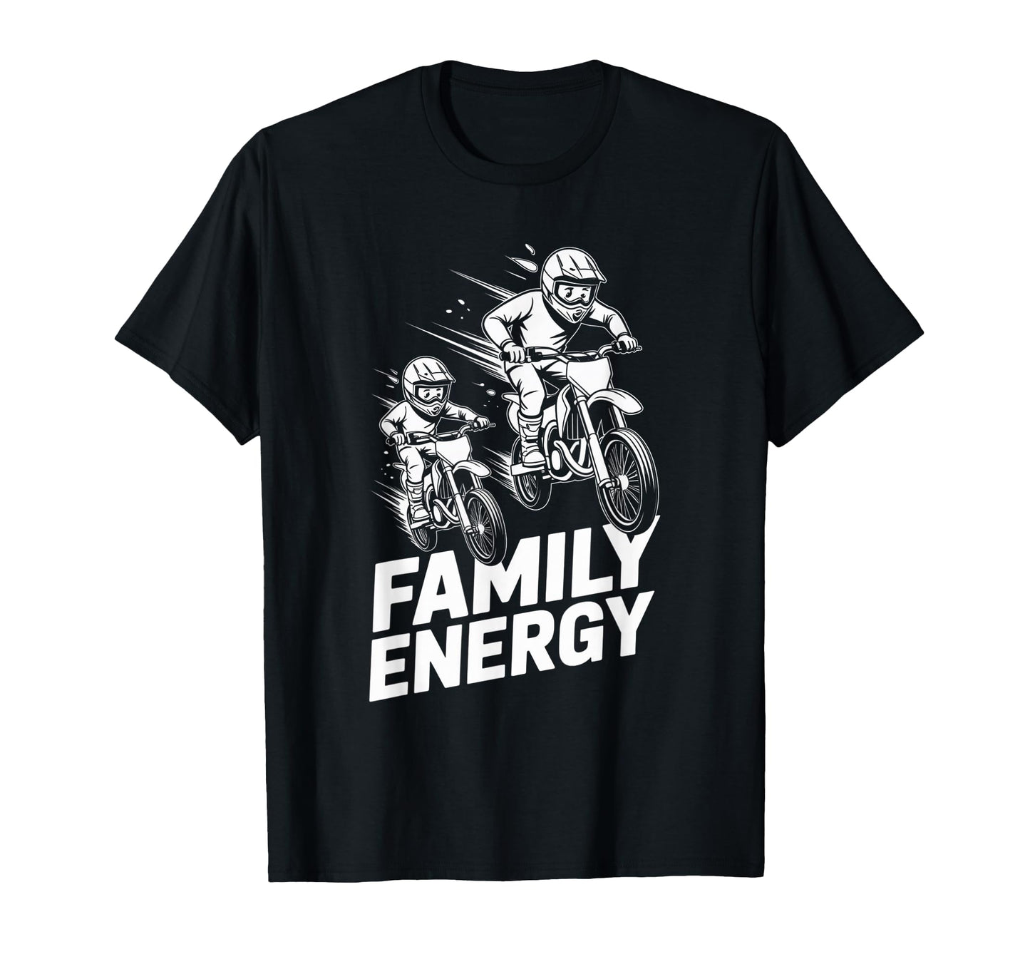 Family Energy Motocross Father Son T-Shirt - Aesthetic Graphic for Adults - T-Shirt, Sweatshirt, Hoodie
