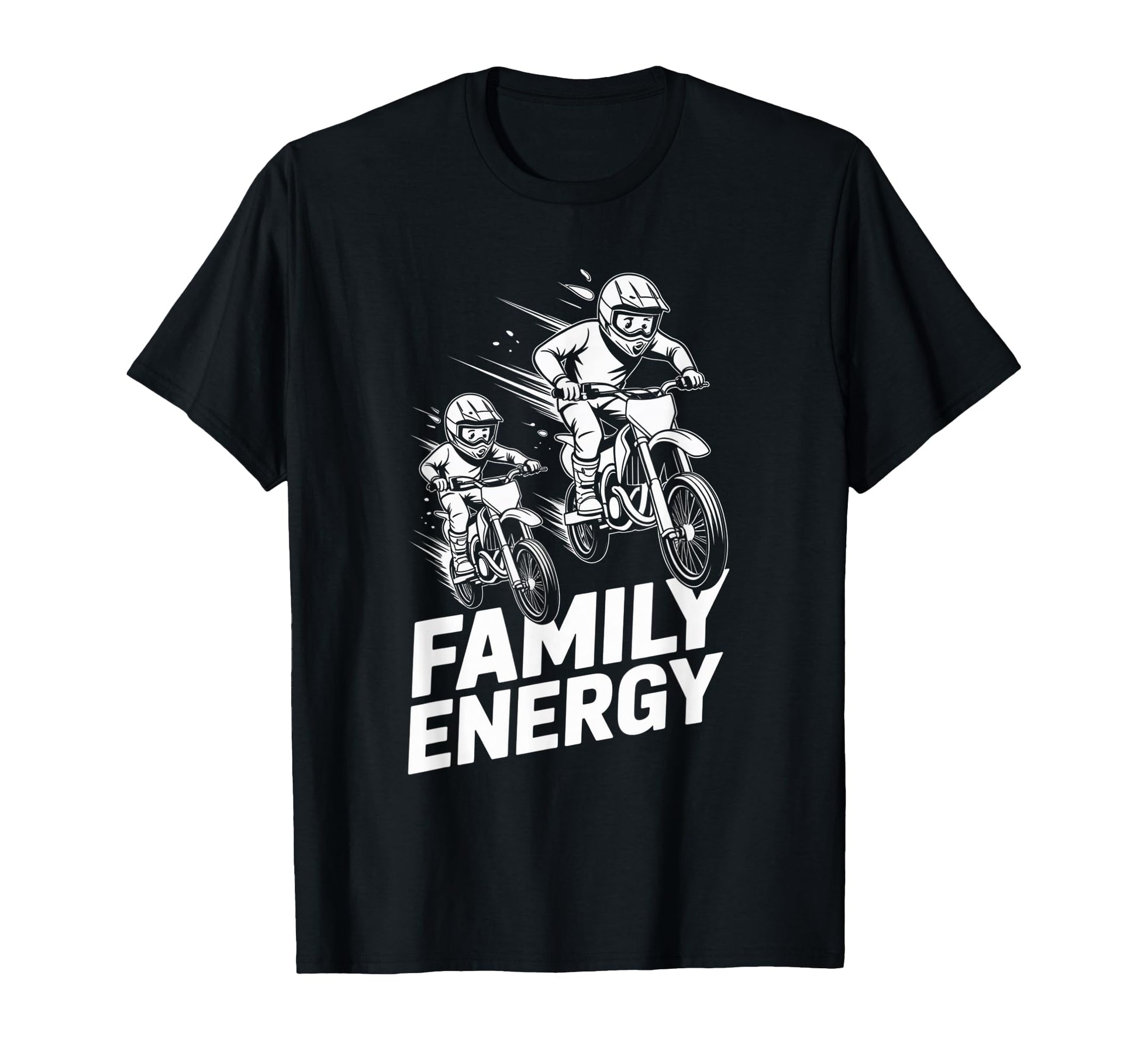 Family Energy Motocross Father Son T-Shirt - Aesthetic Graphic for Adults - T-Shirt, Sweatshirt, Hoodie