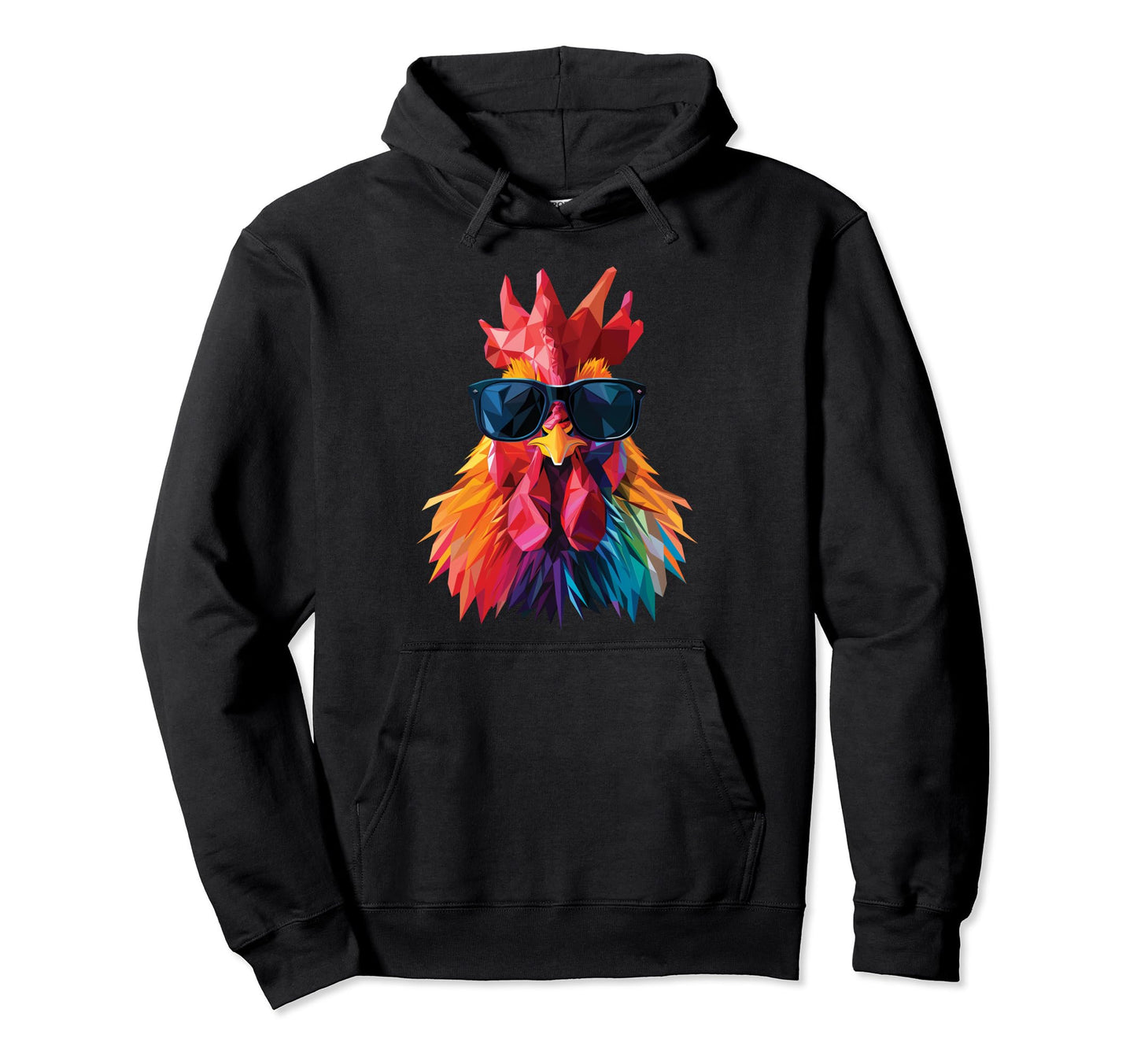 Chicken Dad Mom Sunglasses Aseel Hoodie - Minimalist Print Unisex - T-Shirt, Sweatshirt, Hoodie