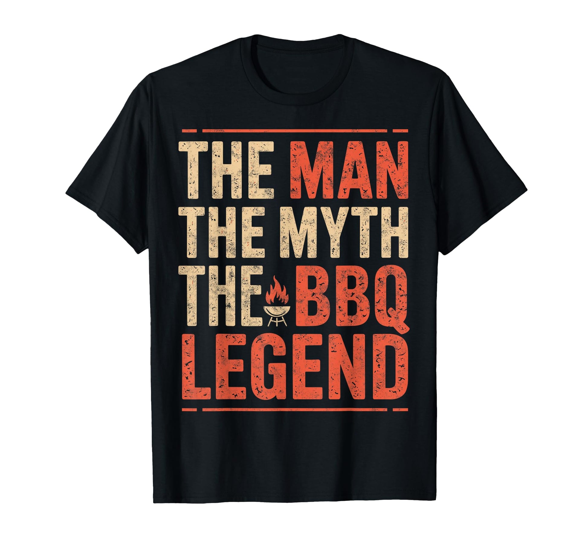 Myth Barbeque Legend Dad Funny Bbq Lover T-Shirt - Graphic Print for Adults - T-Shirt, Sweatshirt, Hoodie