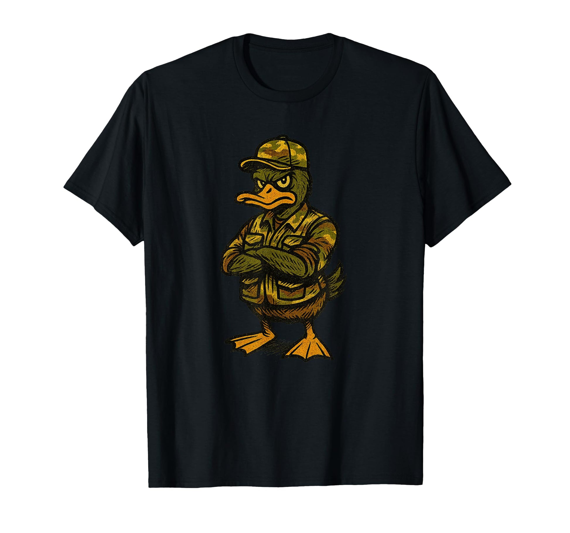 Tough Cammo Duck Hunting Season Hunter T-Shirt - Fun Novelty Design Unisex - T-Shirt, Sweatshirt, Hoodie