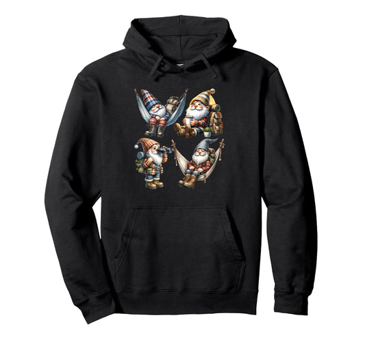 Camping Gnomes Dad Life And Mom Hikers Hoodie - Novelty Apparel Men Women - T-Shirt, Sweatshirt, Hoodie