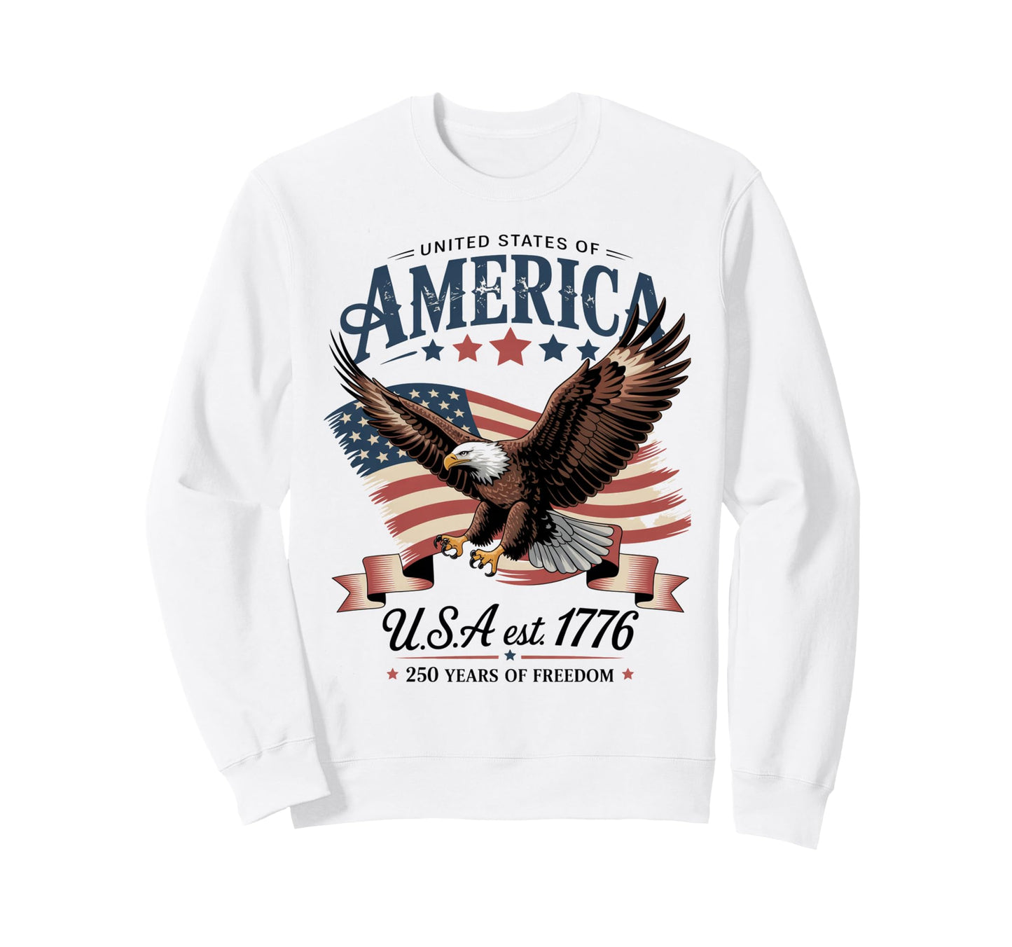 United States 250 Year Anniversary Brand T-Shirt - Trendy Graphic Unisex - T-Shirt, Sweatshirt, Hoodie