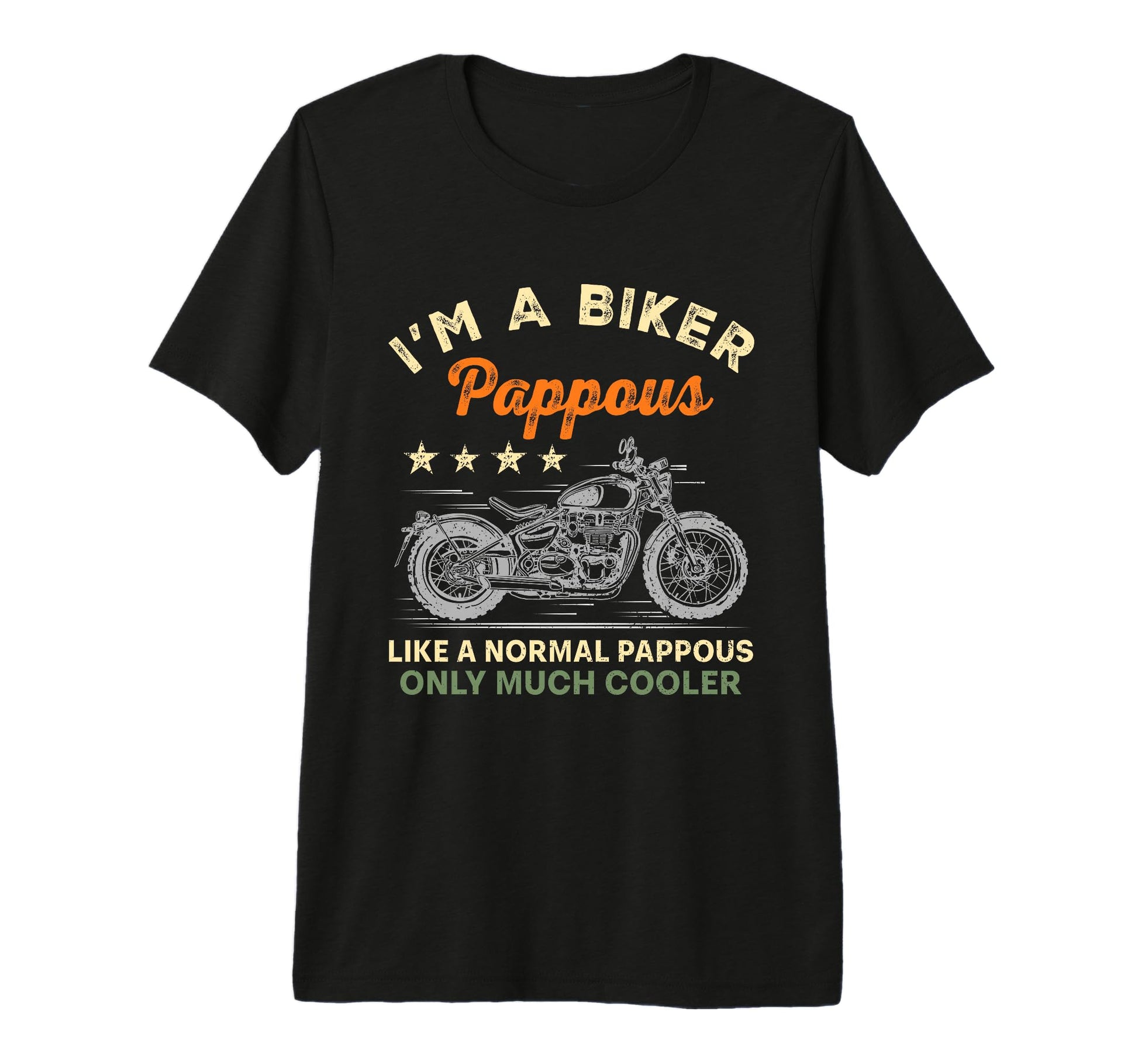 Mens Im Biker Pappous Motorcycle T-Shirt - Fun Novelty Design Men Women - T-Shirt, Sweatshirt, Hoodie