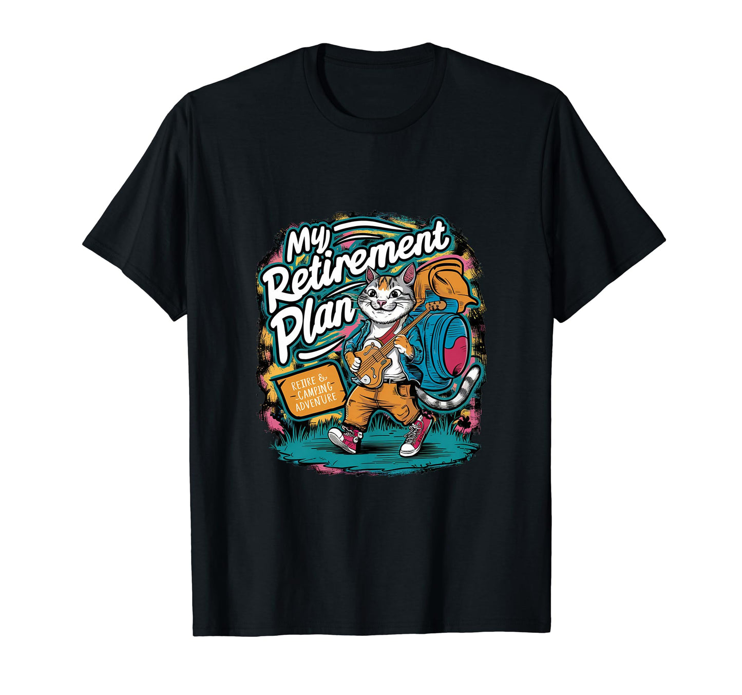 My Retirement Plan Funny Musician T-Shirt - Fun Novelty Design for Adults - T-Shirt, Sweatshirt, Hoodie
