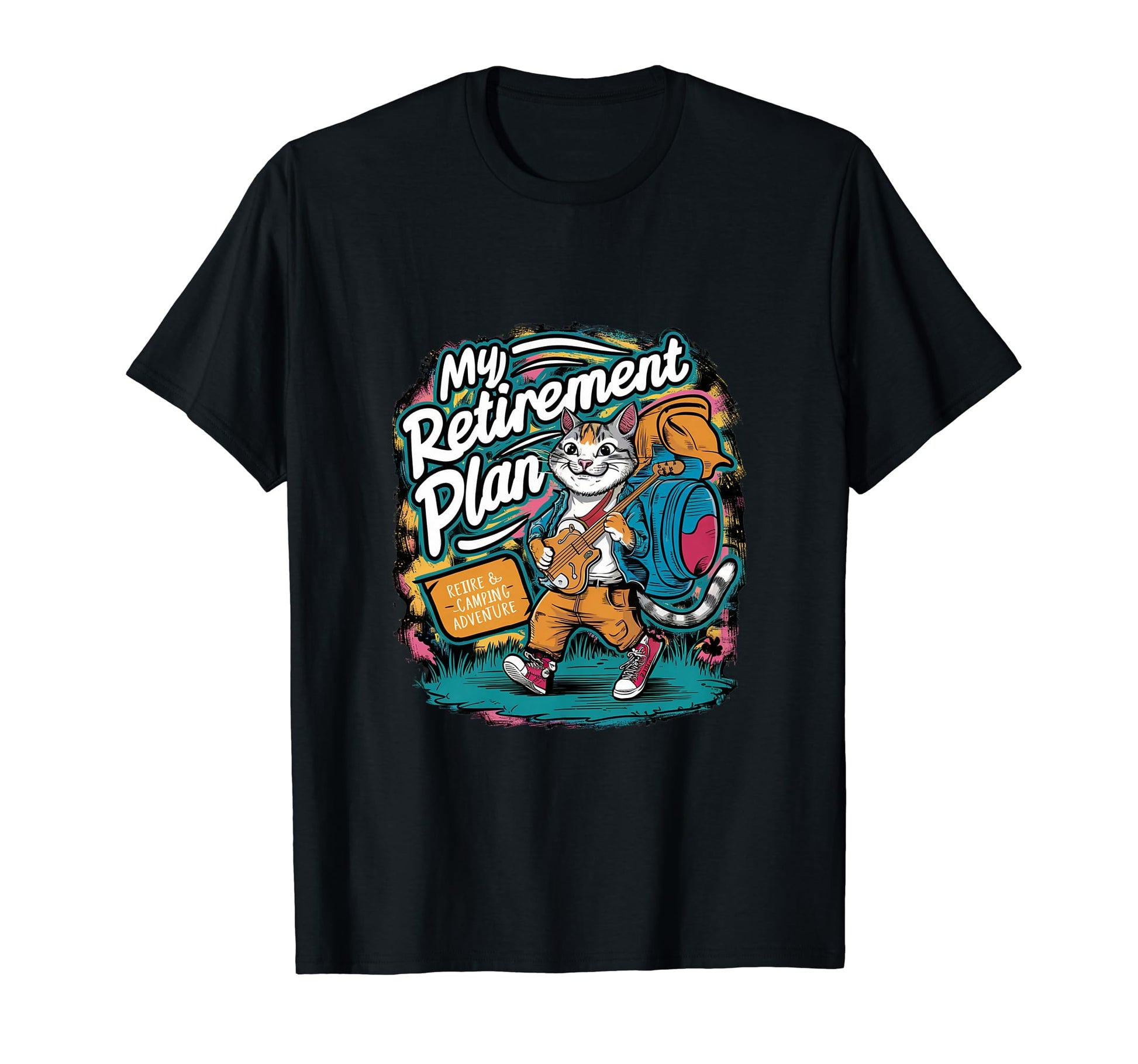 My Retirement Plan Funny Musician T-Shirt - Fun Novelty Design for Adults - T-Shirt, Sweatshirt, Hoodie
