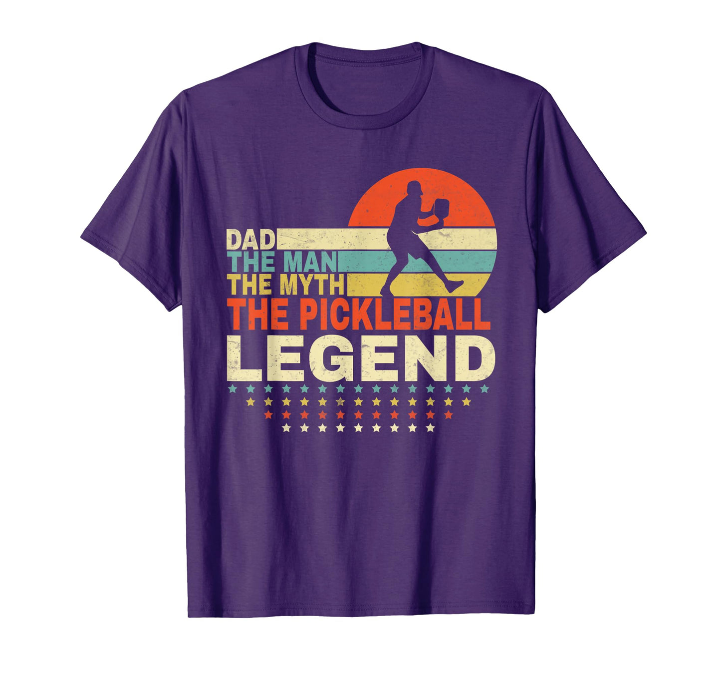Mens Dad Myth Pickleball Legend Fathers T-Shirt - Aesthetic Graphic Unisex - T-Shirt, Sweatshirt, Hoodie
