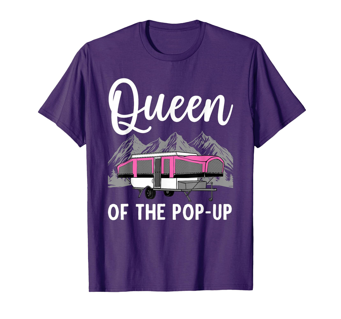 Pop Up Camper Art Pop Up Trailer Camping T-Shirt - Aesthetic Graphic Unisex - T-Shirt, Sweatshirt, Hoodie