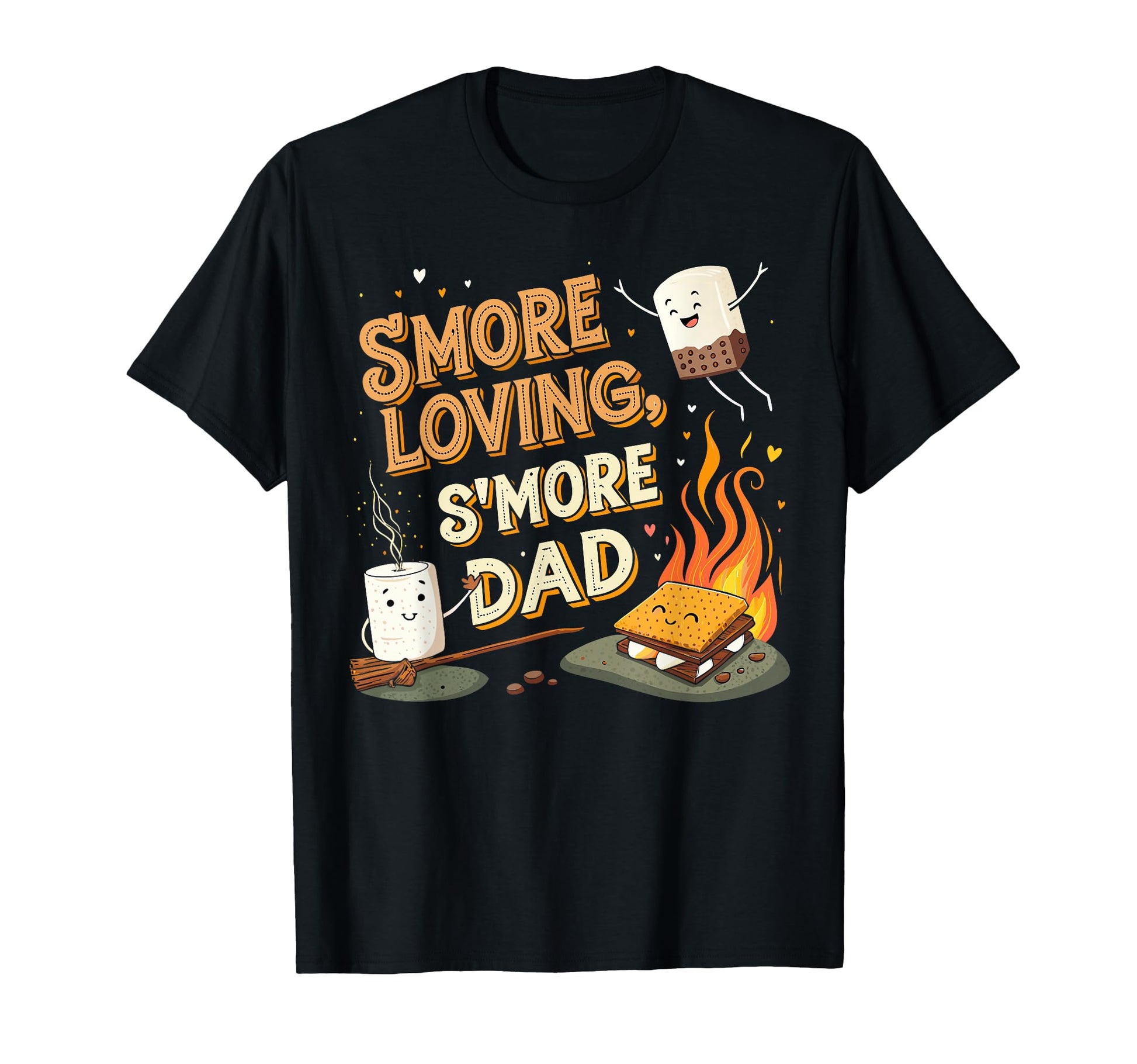 Smore Loving Campfire Fathers Day T-Shirt - Streetwear Style Men Women - T-Shirt, Sweatshirt, Hoodie