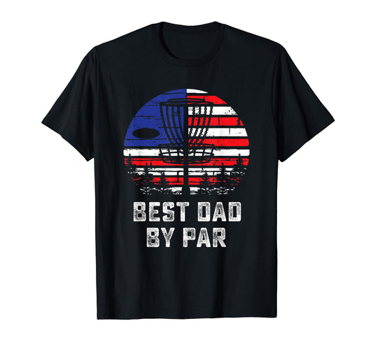 American Flag Disc Golf Dad Gift T-Shirt - Aesthetic Graphic Men Women - T-Shirt, Sweatshirt, Hoodie