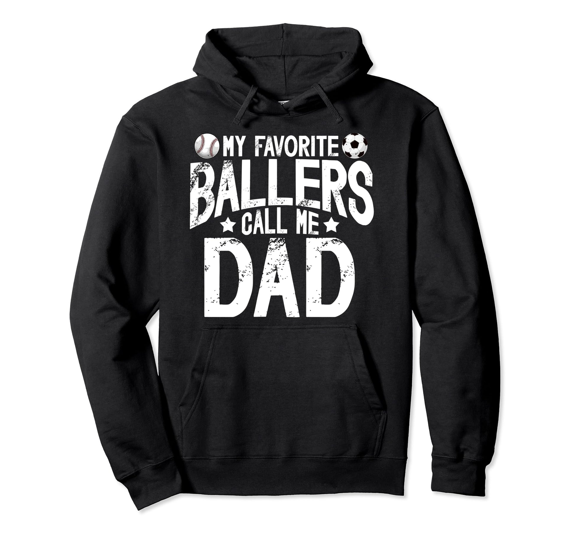 My Favorite Ballers Call Me Dad Hoodie - Custom Art Print for Adults - T-Shirt, Sweatshirt, Hoodie