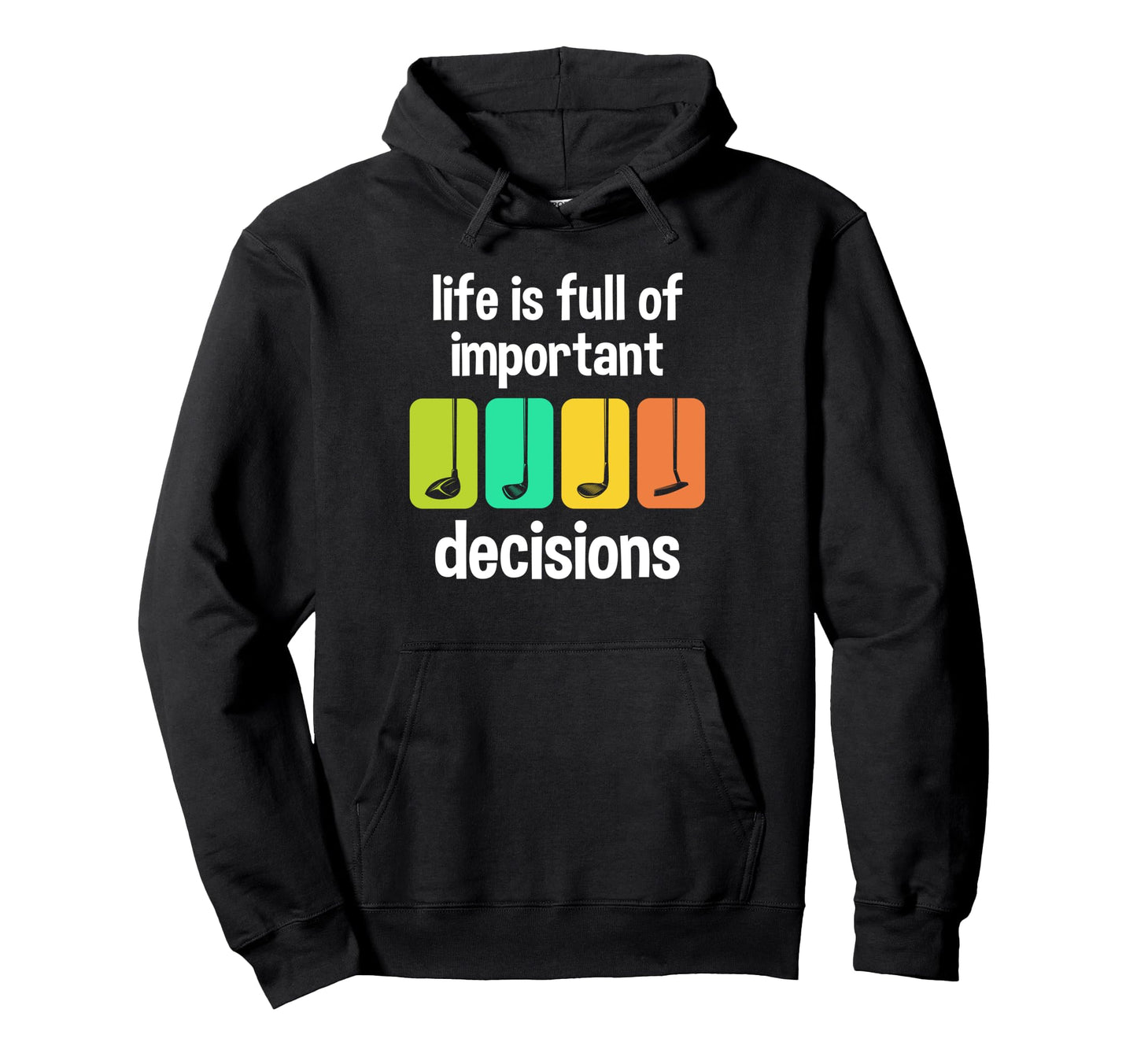 Golf Clubs Golf Dad Golfing Dad Golfer Hoodie - Novelty Apparel Men Women - T-Shirt, Sweatshirt, Hoodie