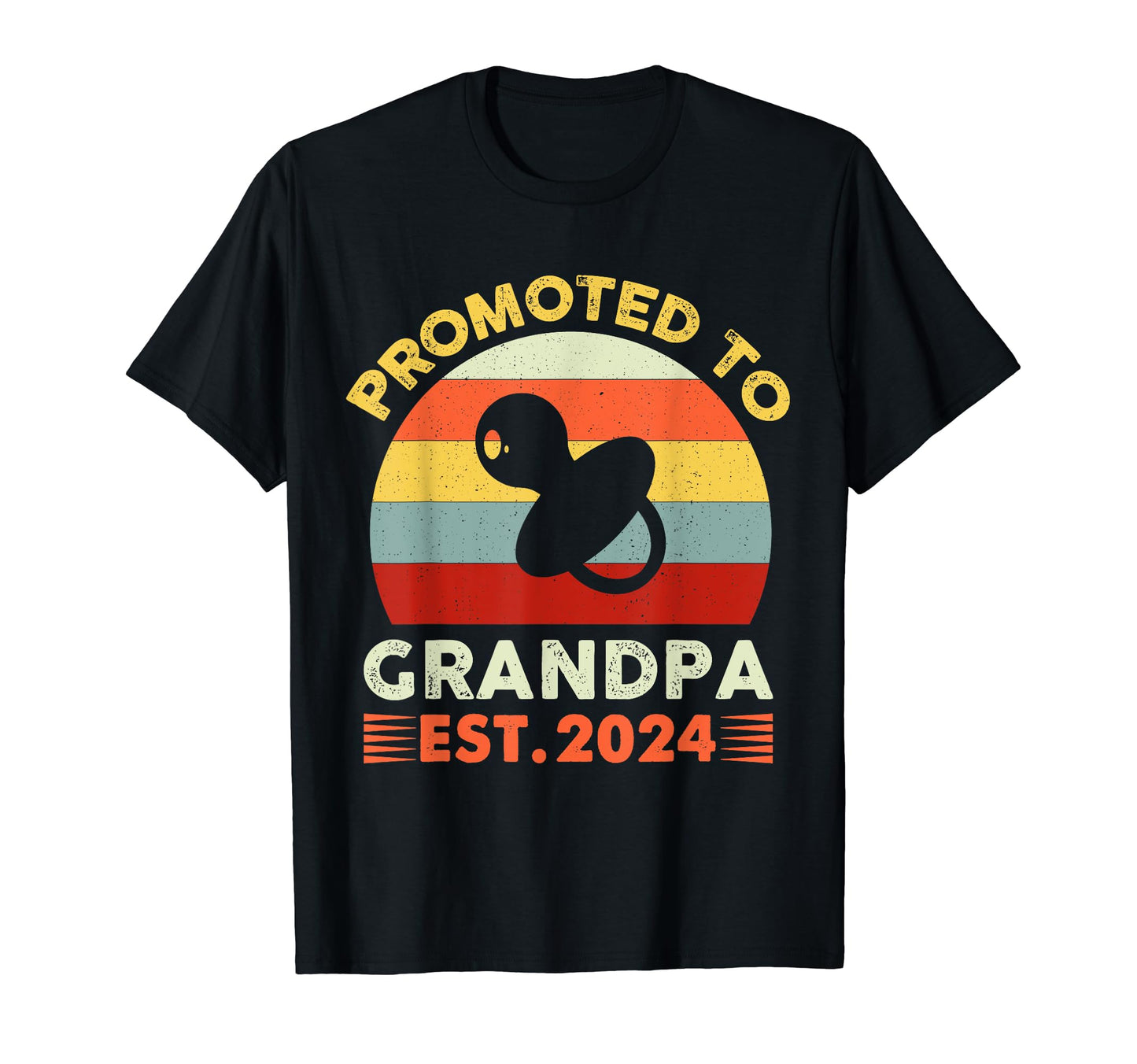 Promoted To Grandpa 2024 Pregnancy T-Shirt - Aesthetic Graphic for Adults - T-Shirt, Sweatshirt, Hoodie