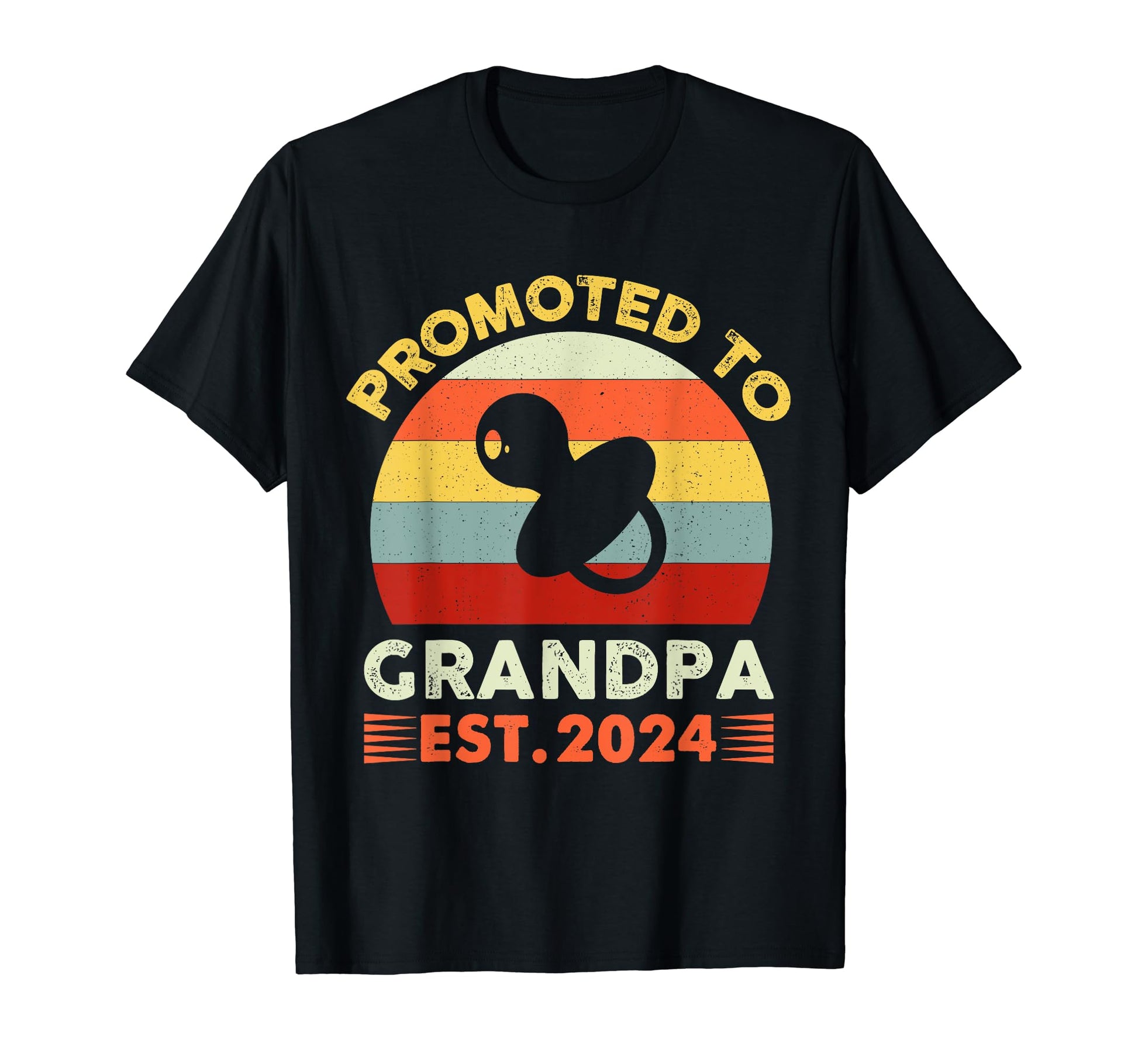 Promoted To Grandpa 2024 Pregnancy T-Shirt - Aesthetic Graphic for Adults - T-Shirt, Sweatshirt, Hoodie