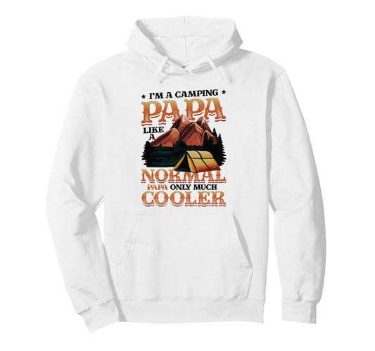 Camping Papa Campfire Dads Camping Hoodie - Graphic Print Unisex - T-Shirt, Sweatshirt, Hoodie