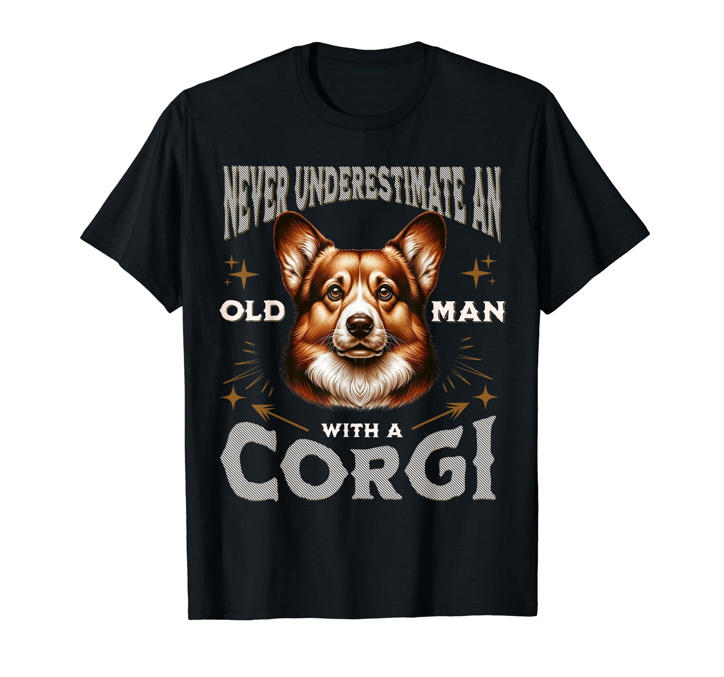 Funny Corgi Dad Grandpa Welsh Corgi Fan T-Shirt - Streetwear Style Unisex - T-Shirt, Sweatshirt, Hoodie