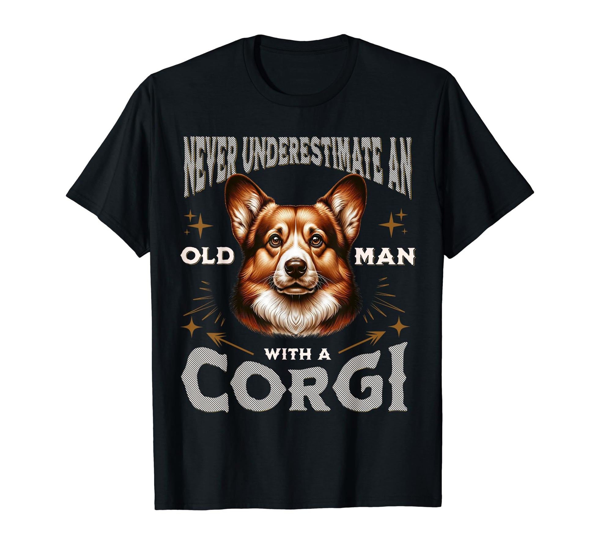 Funny Corgi Dad Grandpa Welsh Corgi Fan T-Shirt - Streetwear Style Unisex - T-Shirt, Sweatshirt, Hoodie
