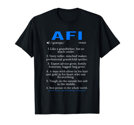 Afi Definition Icelandic Grandpa T-Shirt - Fun Novelty Design Unisex - T-Shirt, Sweatshirt, Hoodie