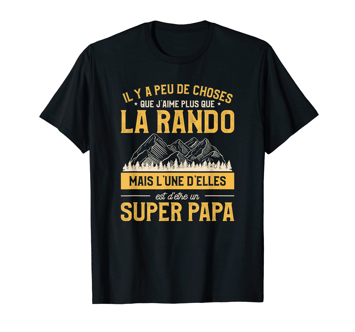 Mens Hiking Dad Hiking Father T-Shirt - Minimalist Print for Adults - T-Shirt, Sweatshirt, Hoodie