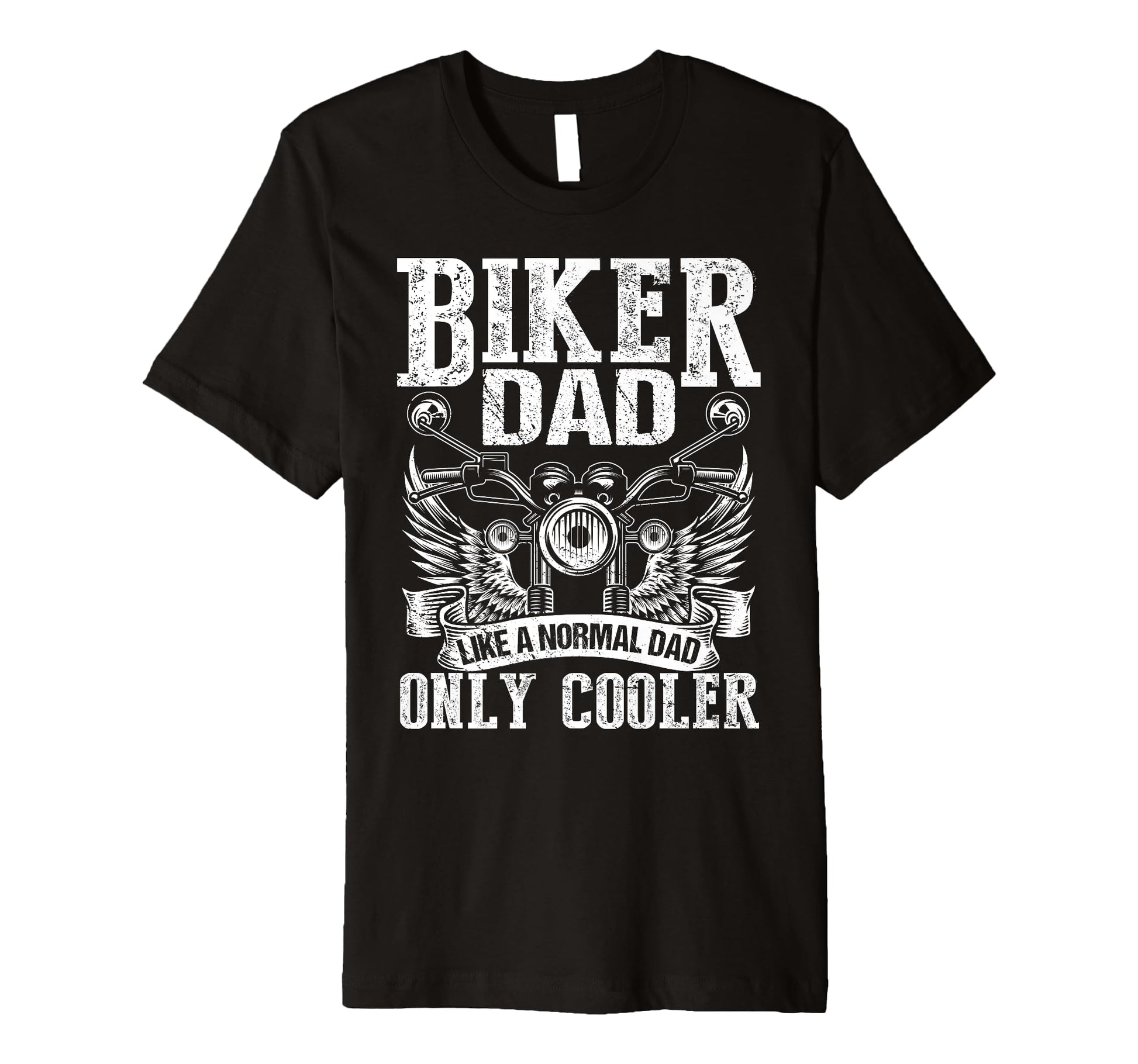 Father Rider Biker Dad Fathers Day T-Shirt - Minimalist Print Men Women - T-Shirt, Sweatshirt, Hoodie
