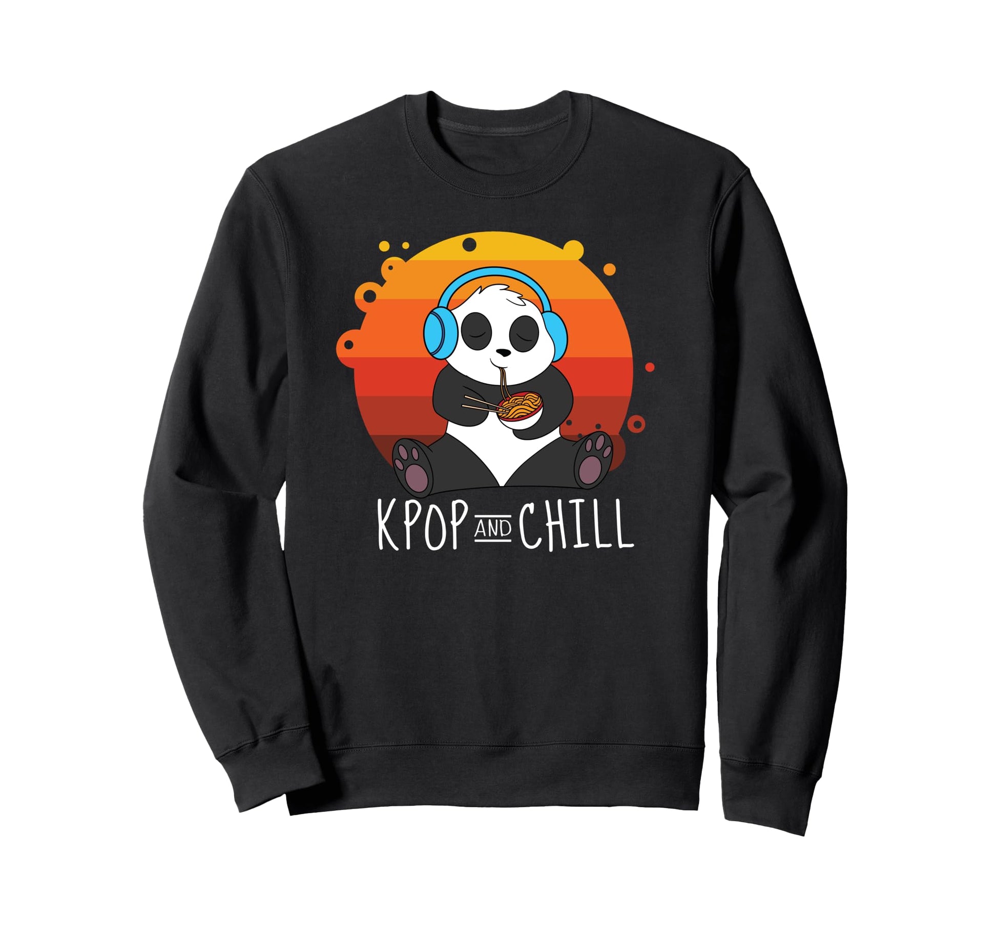Just K Pop Panda Kpop Panda Sweatshirt - Unique Graphic Men Women - T-Shirt, Sweatshirt, Hoodie