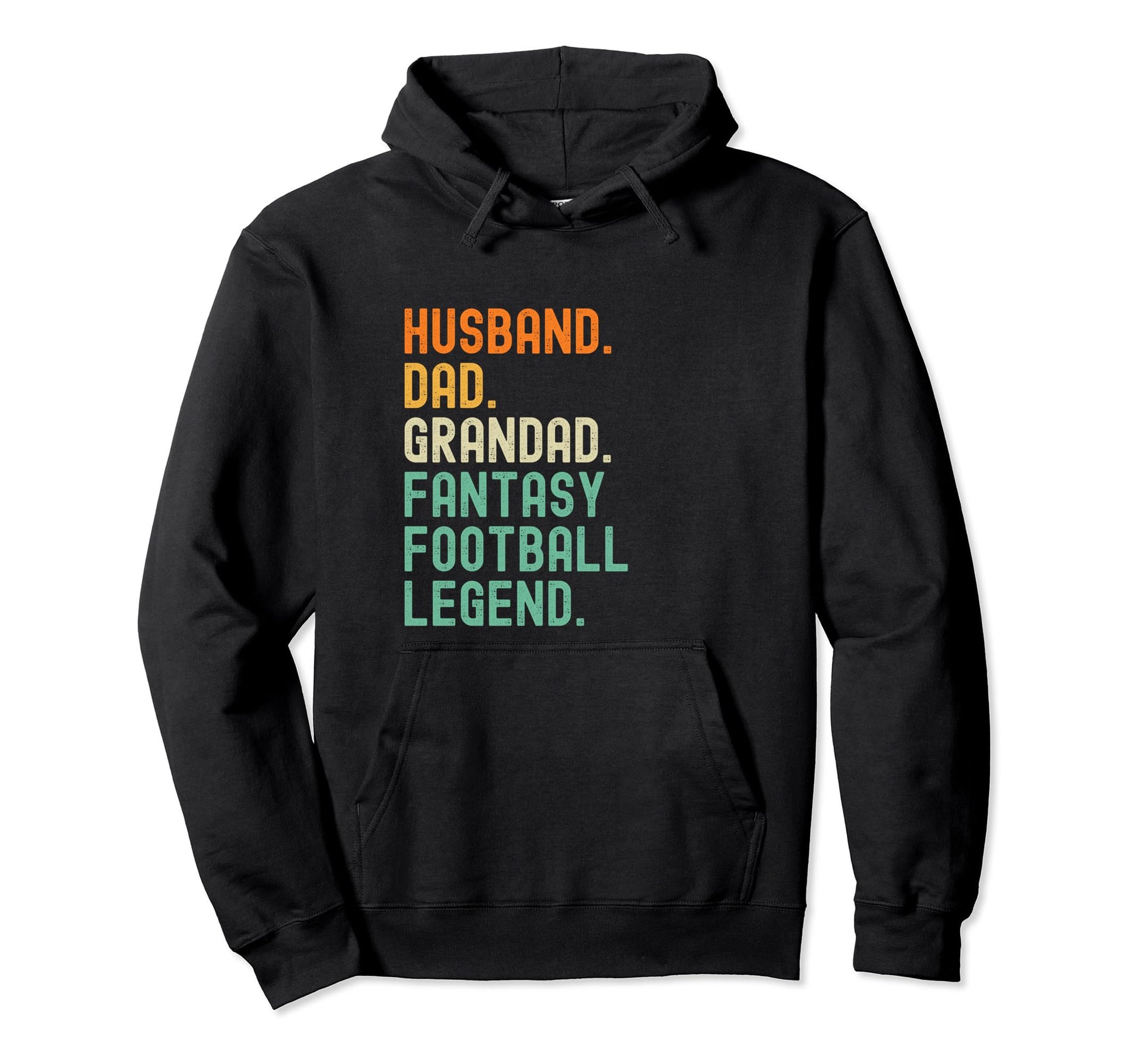 Fantasy Football Player Grandad Husband Hoodie - Streetwear Style Unisex - T-Shirt, Sweatshirt, Hoodie