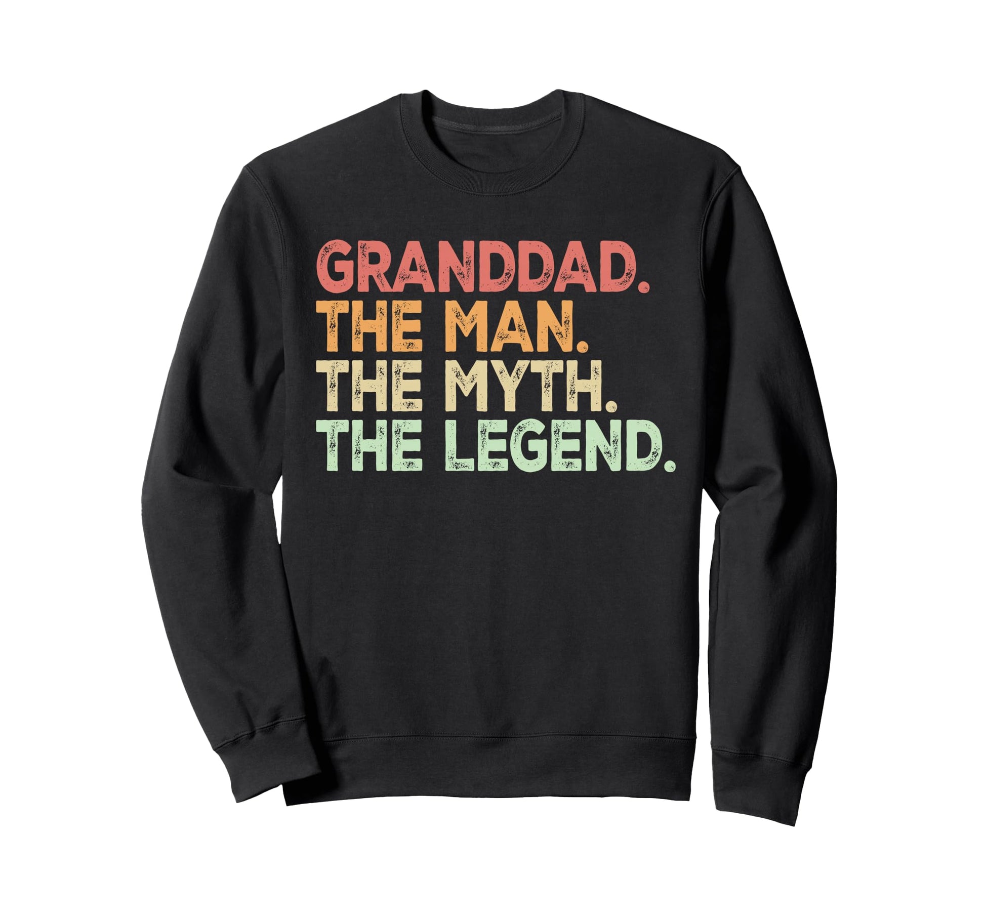 Granddad Myth Legend Sweatshirt - Custom Art Print Men Women - T-Shirt, Sweatshirt, Hoodie