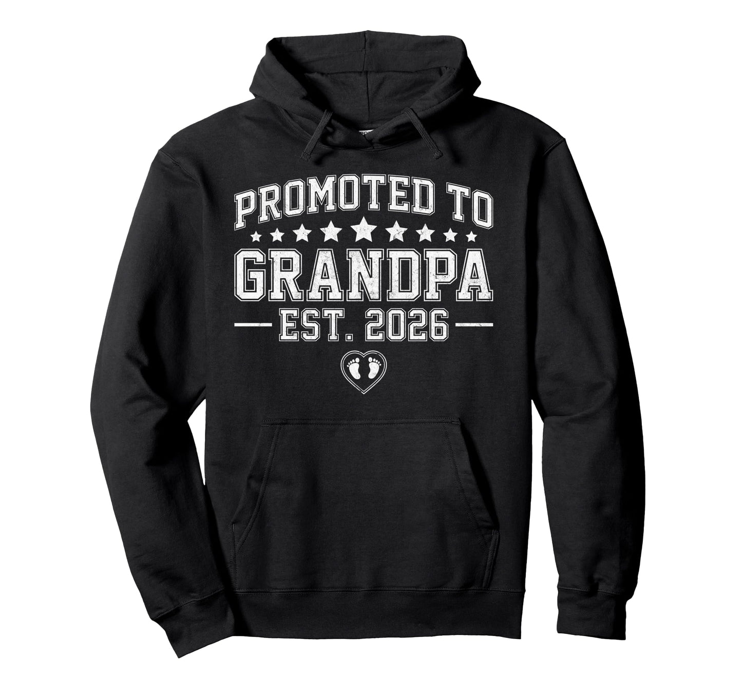 Promoted To Grandpa Est 2026 Grandfather Hoodie - Aesthetic Graphic Unisex - T-Shirt, Sweatshirt, Hoodie