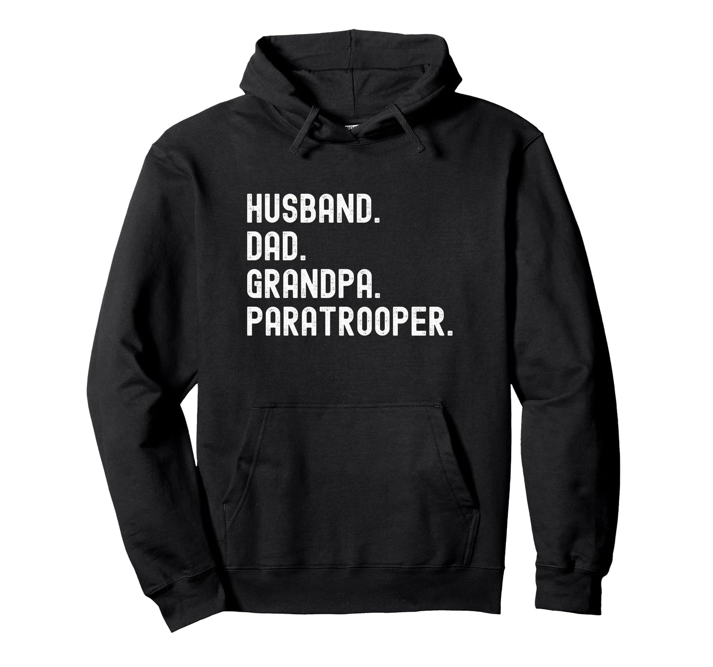 Husband Dad Grandpa Paratrooper Hoodie - Minimalist Print Men Women - T-Shirt, Sweatshirt, Hoodie
