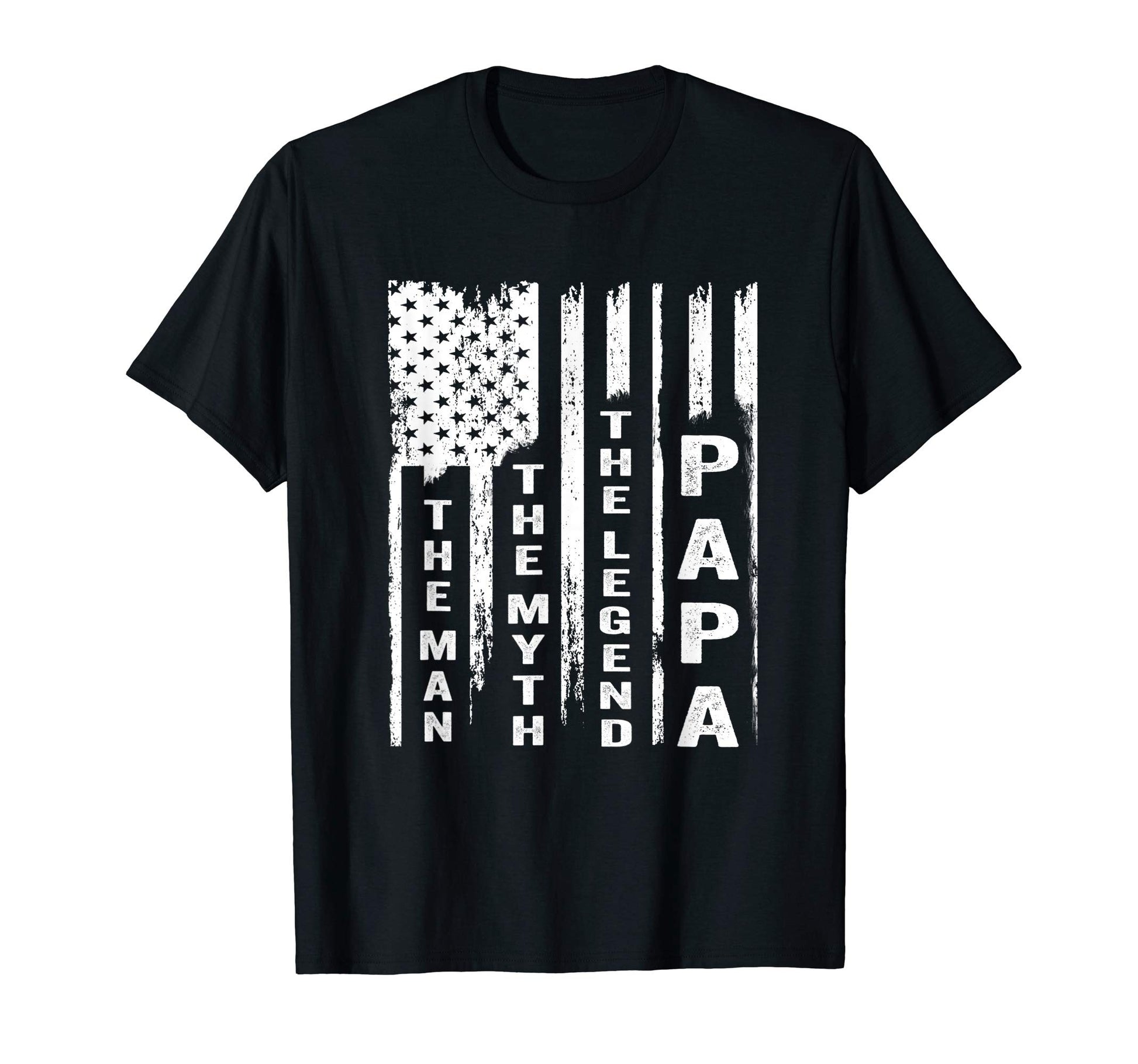 Myth Legend Grandpa Us Flag T-Shirt - Trendy Graphic for Adults - T-Shirt, Sweatshirt, Hoodie