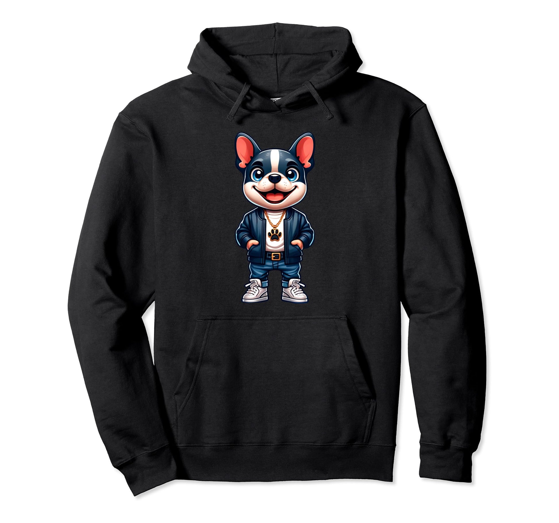 French Bulldog Jacket Outfit Dog Mom Dad Hoodie - Unique Graphic Men Women - T-Shirt, Sweatshirt, Hoodie