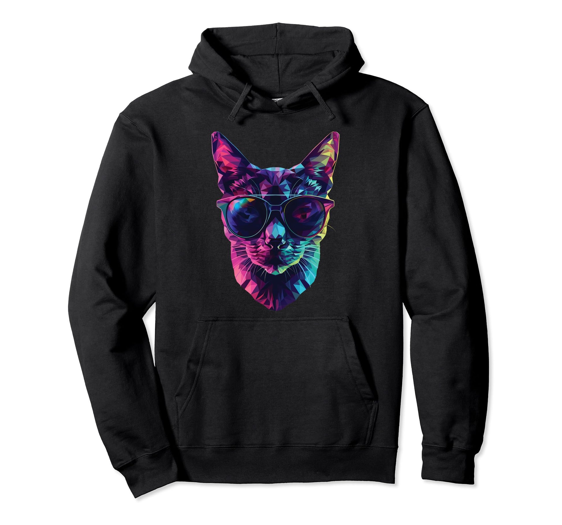 Cat Dad Mom Sunglasses Balinese Hoodie - Aesthetic Graphic Unisex - T-Shirt, Sweatshirt, Hoodie