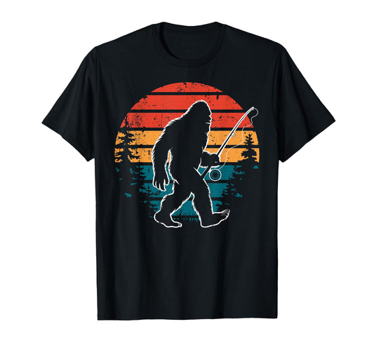 Bassquatch Sasquatch Fisher Bass Fishing T-Shirt - Graphic Print Unisex - T-Shirt, Sweatshirt, Hoodie